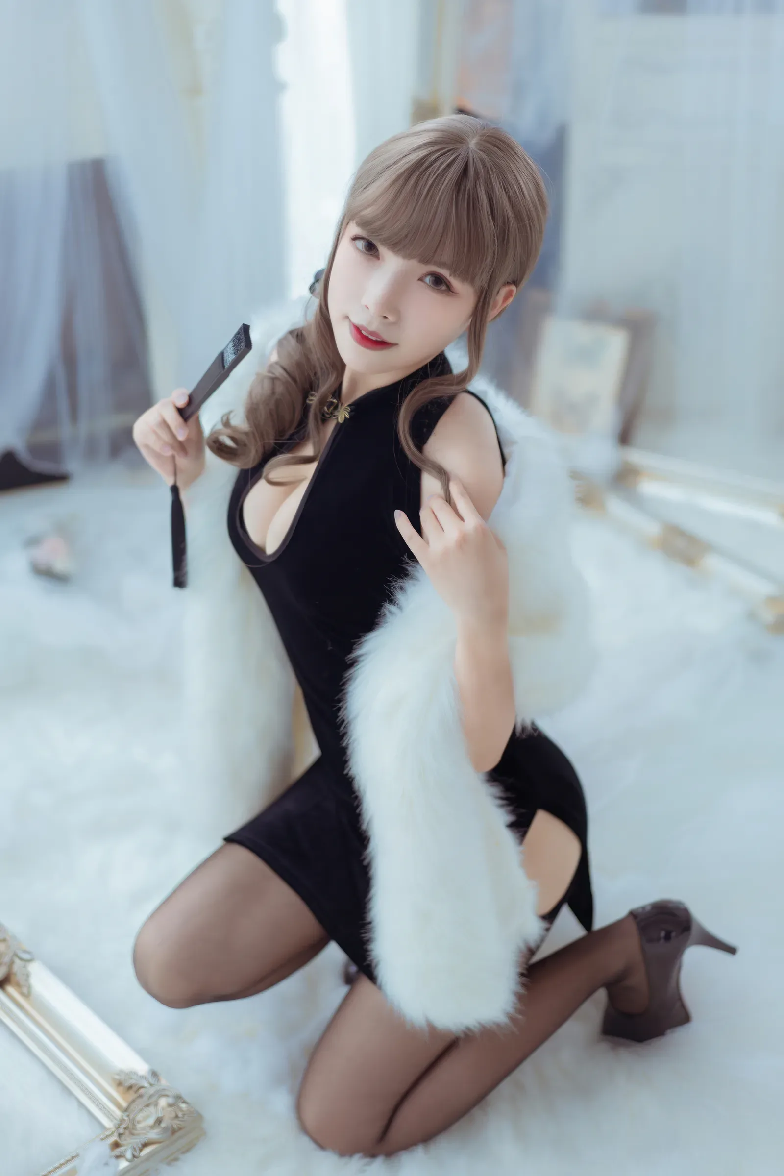 薇薇 改良黑旗袍 - 5