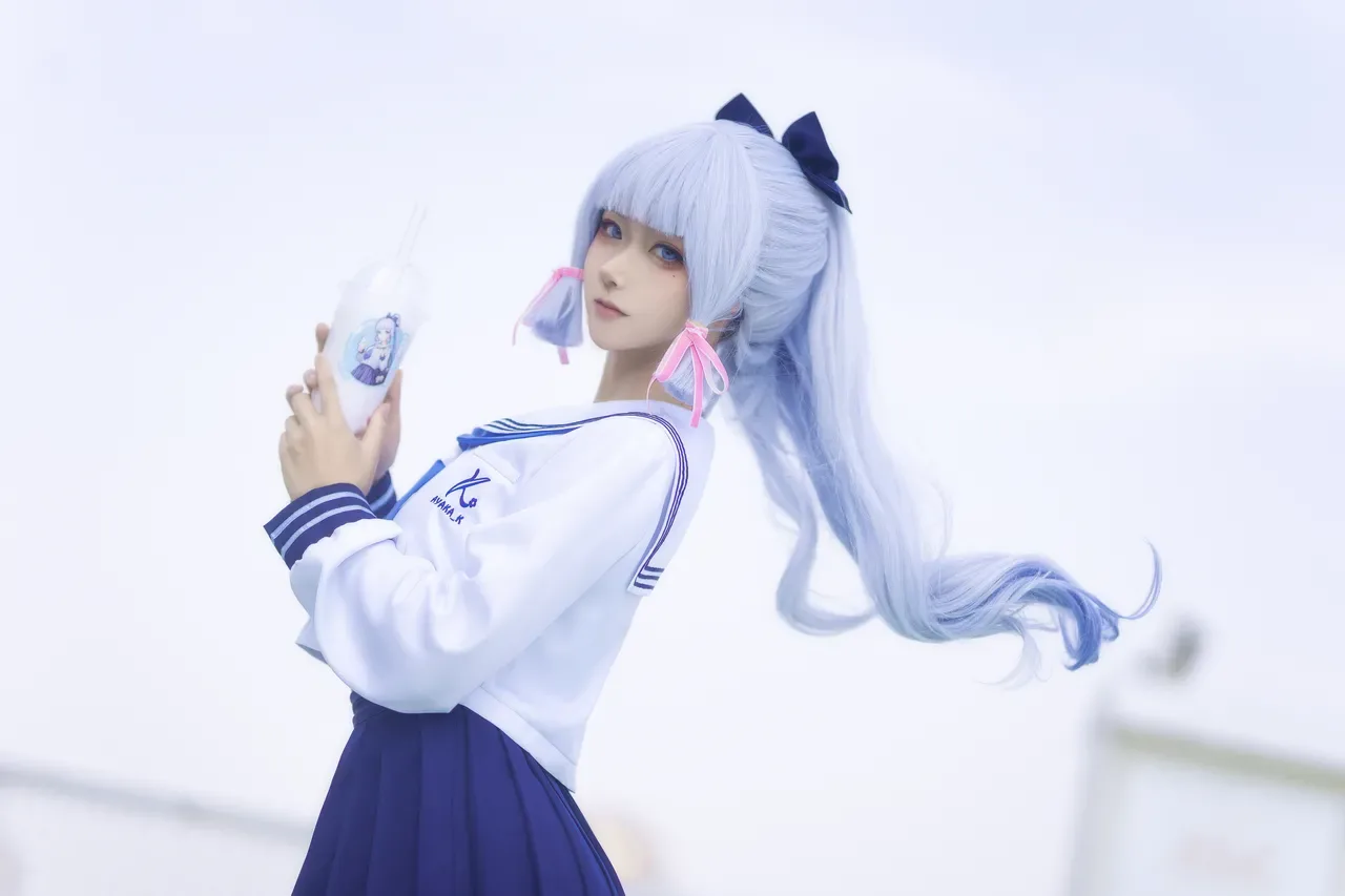 [Seya-狮砸] Kurumi Katsuraku Rinde Manyo Silver Wolf Linghua JK - 36