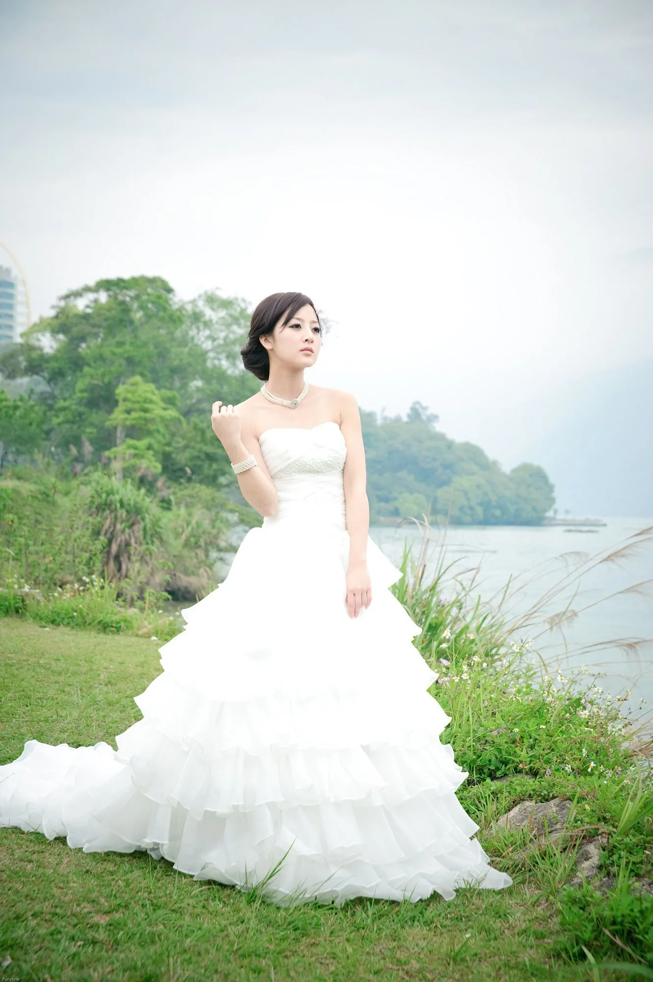 Guozi MM - Hồ Nhật Nguyệt + Mái Vòm Giấy [Phiên bản Váy cưới] Bộ ảnh độ phân giải cao - 25