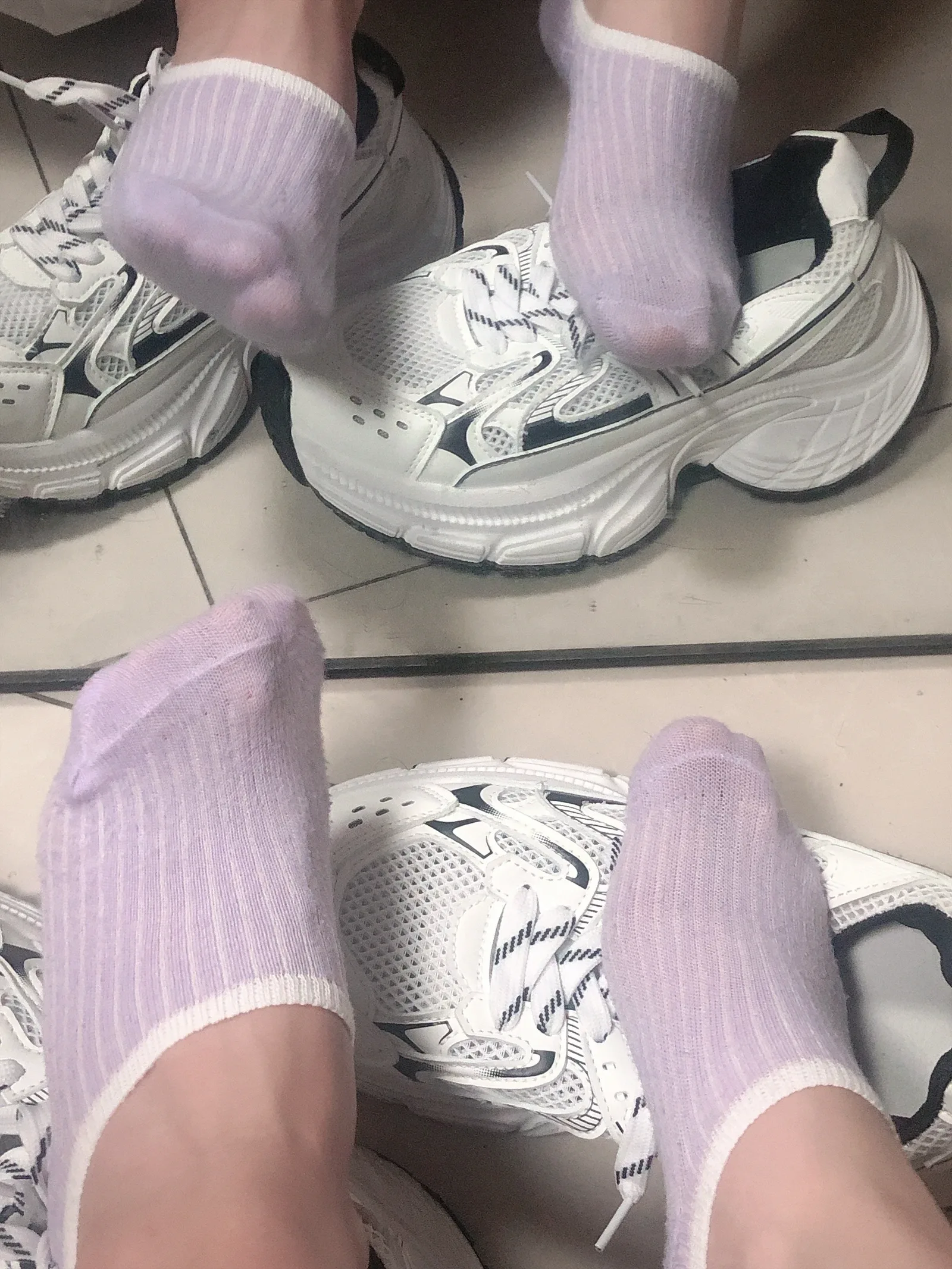 誉铭传媒袜足摄影 粉色瑜伽 - 1