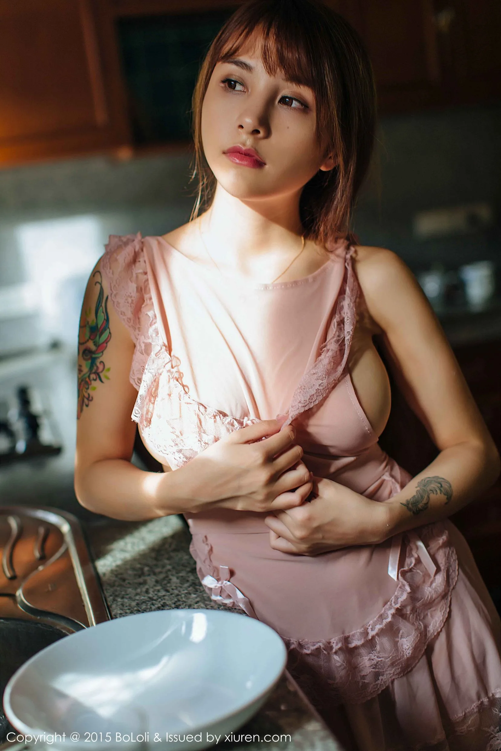 [Bộ ảnh câu lạc bộ dứa BoLoli]VOL.077 Xia Meijiang - Đầu bếp gợi cảm + Bộ đồ thủy thủ bãi biển - 4