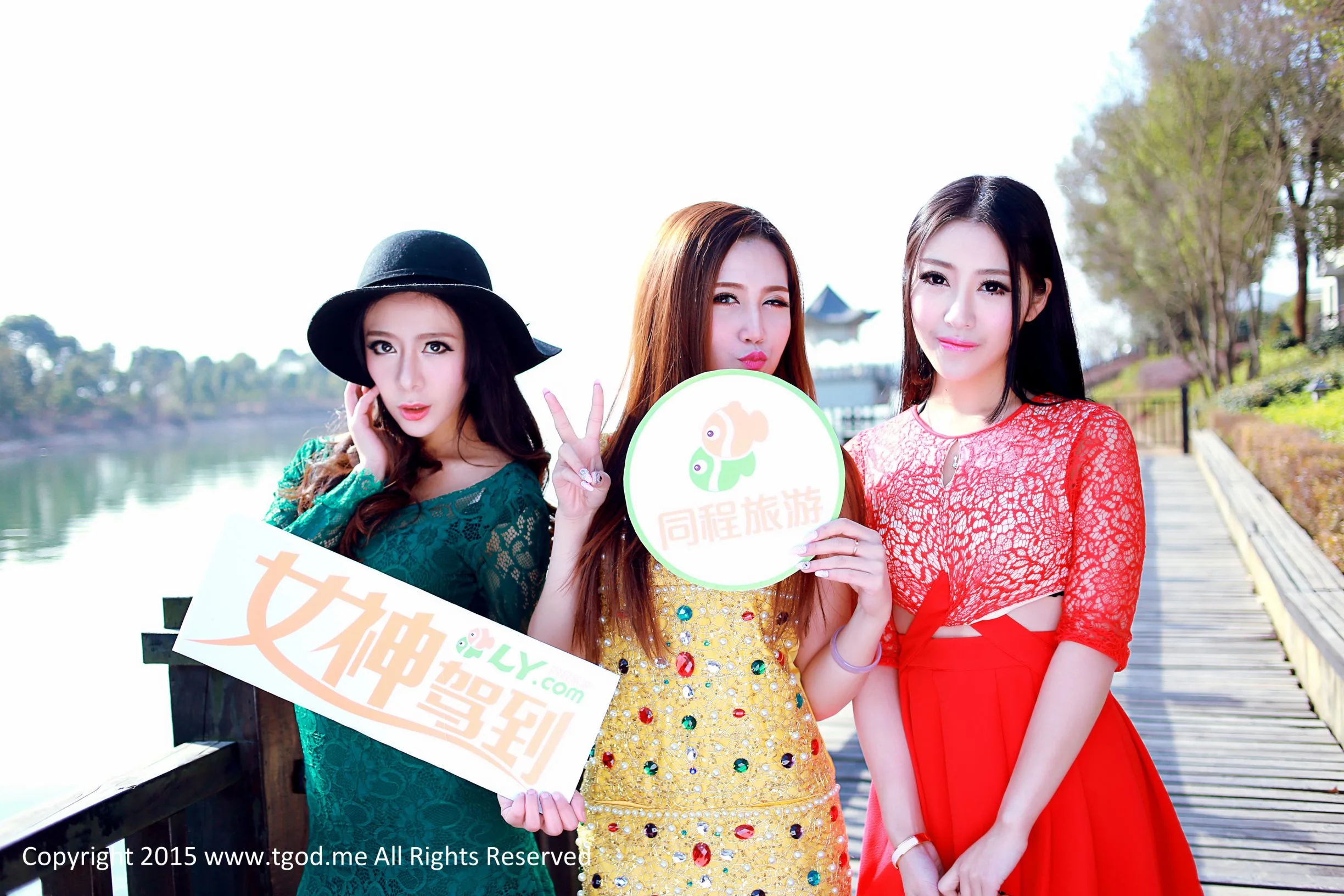 [TGOD đề xuất các nữ thần] Xia Jing (Jolie), Lu Siyu và Hu Yanqi - "Nữ thần đến" - Suối nước nóng hồ núi Jiayu - 13