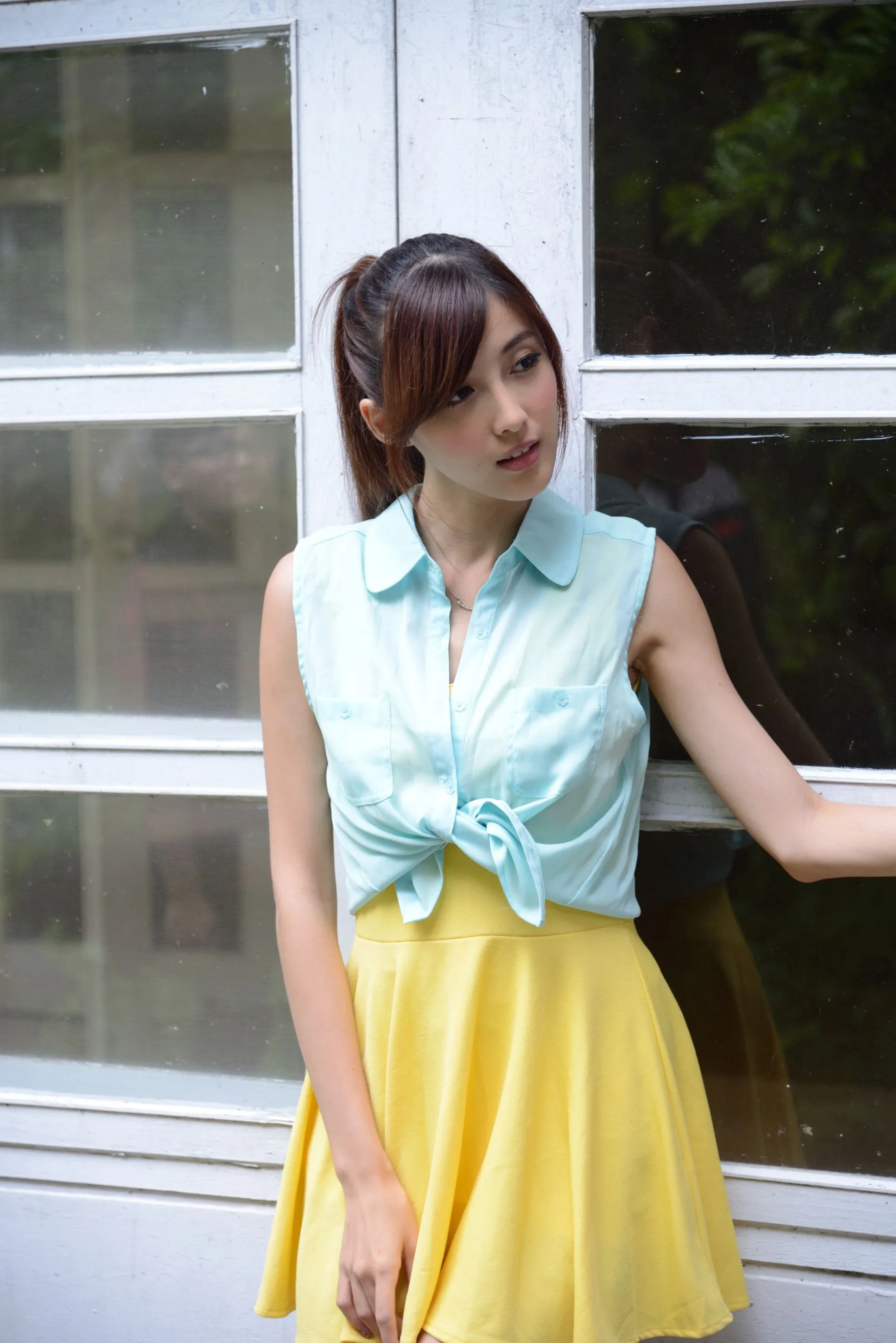 [Bộ sưu tập ảnh người đẹp Đài Loan] Kila Jingjing - Buổi chụp ảnh ngoại cảnh độ phân giải cao tại ký túc xá quân đội Mỹ (Bộ ảnh) - 51