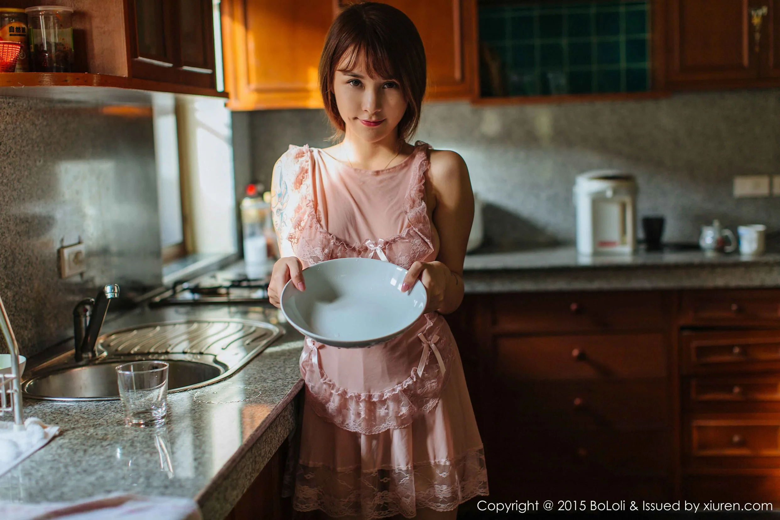[Bộ ảnh câu lạc bộ dứa BoLoli]VOL.077 Xia Meijiang - Đầu bếp gợi cảm + Bộ đồ thủy thủ bãi biển - 3