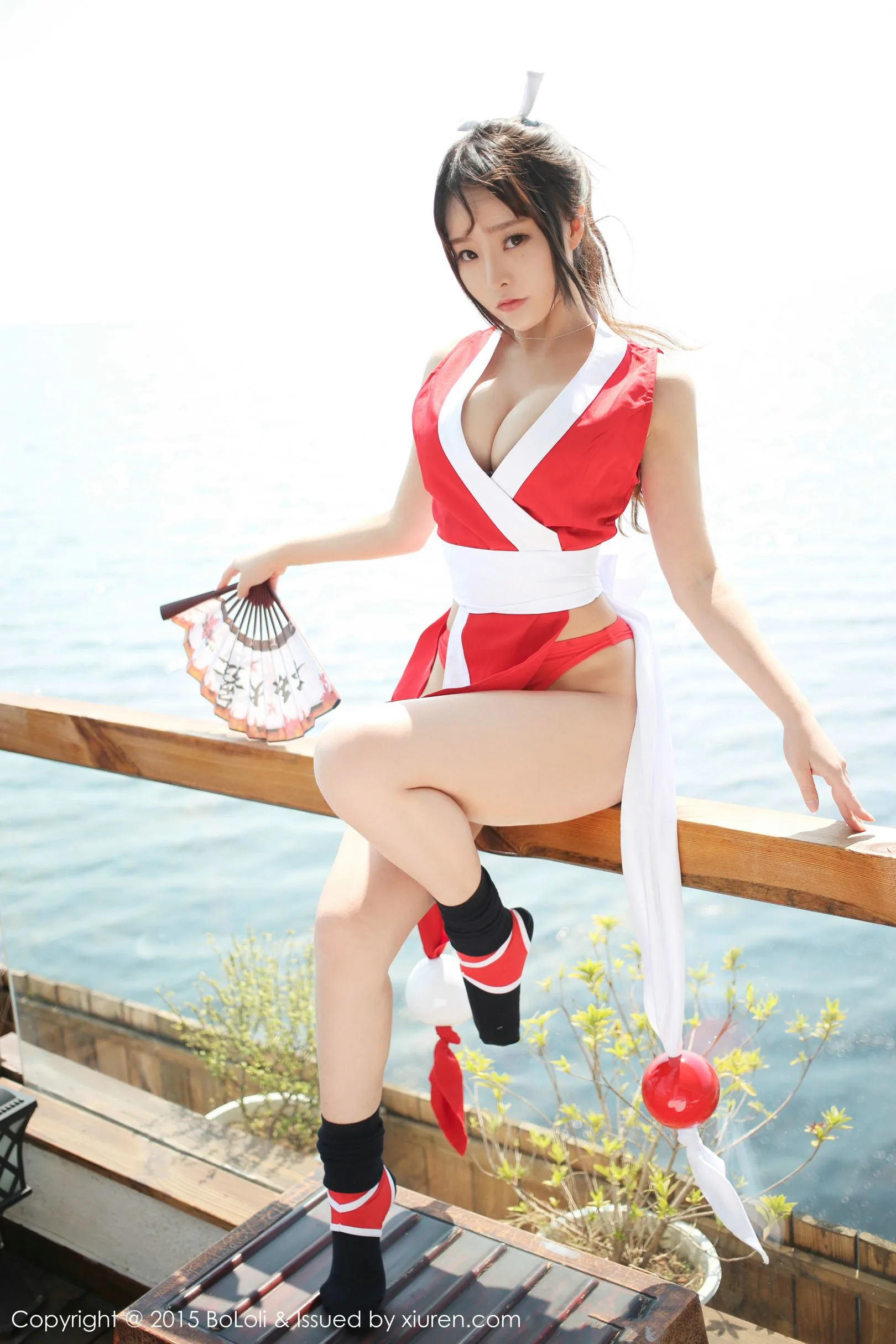 [Hội Polo BOLOli]VOL.017 Liu Youqi Sevenbaby - Bộ ảnh cosplay Mai Shiranui trong Thất Bảo - 4