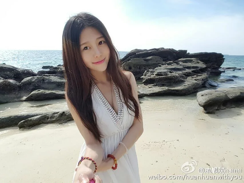 成靓欢Haimi 清秀美人校花私房写真图 - 8