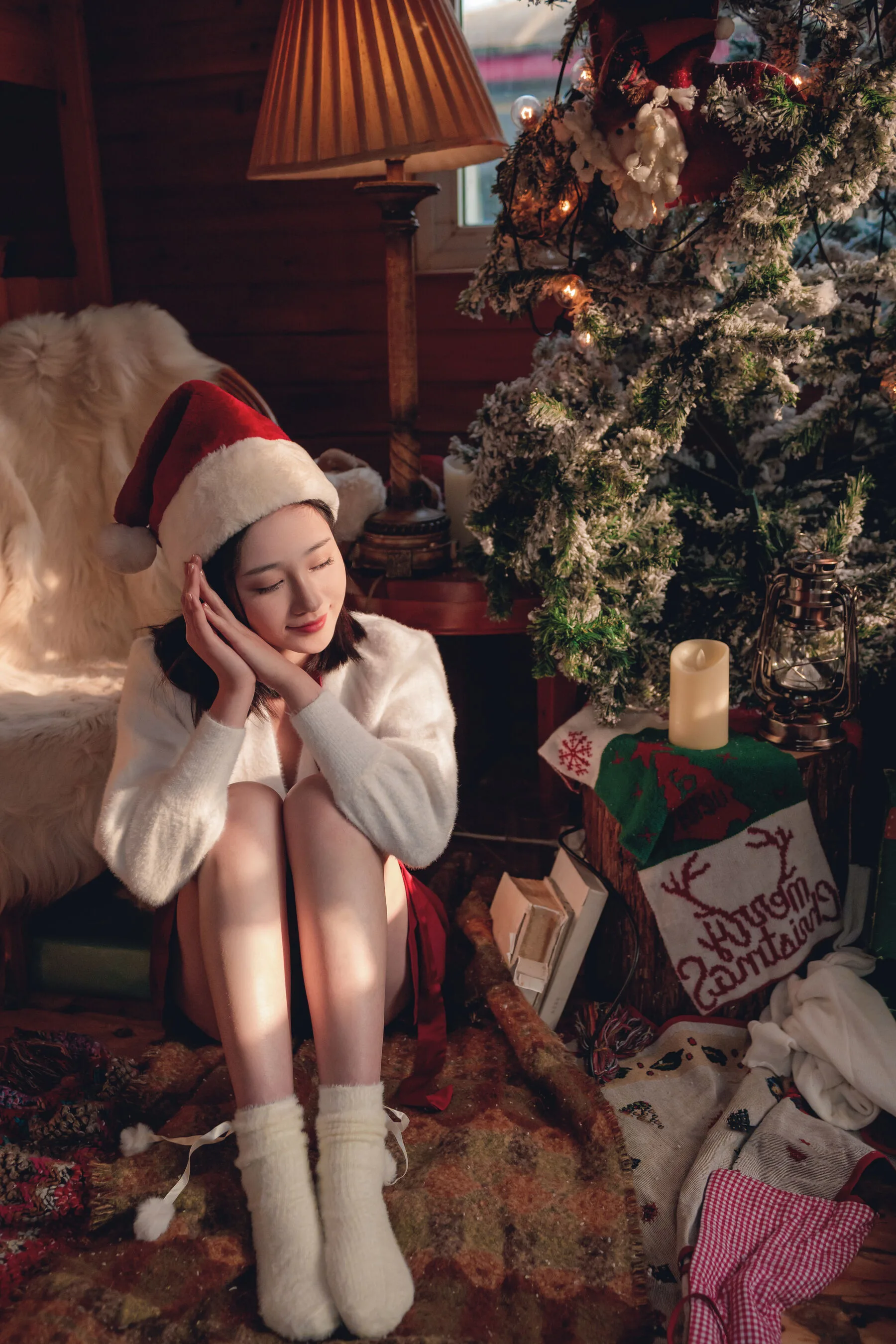 Áo choàng dân tộc 2021.12.25 Mũ đỏ nhỏ - 10