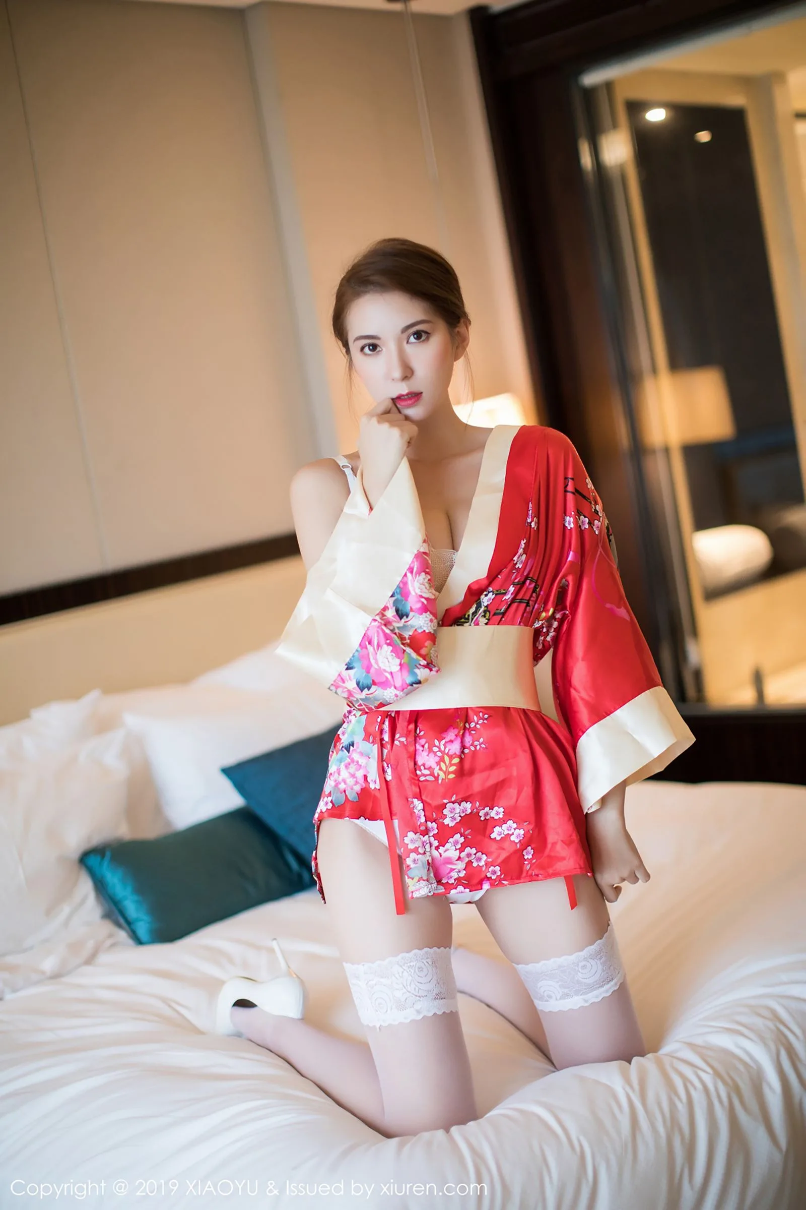 气质女神carry 性感和服蕾丝美腿 - 23