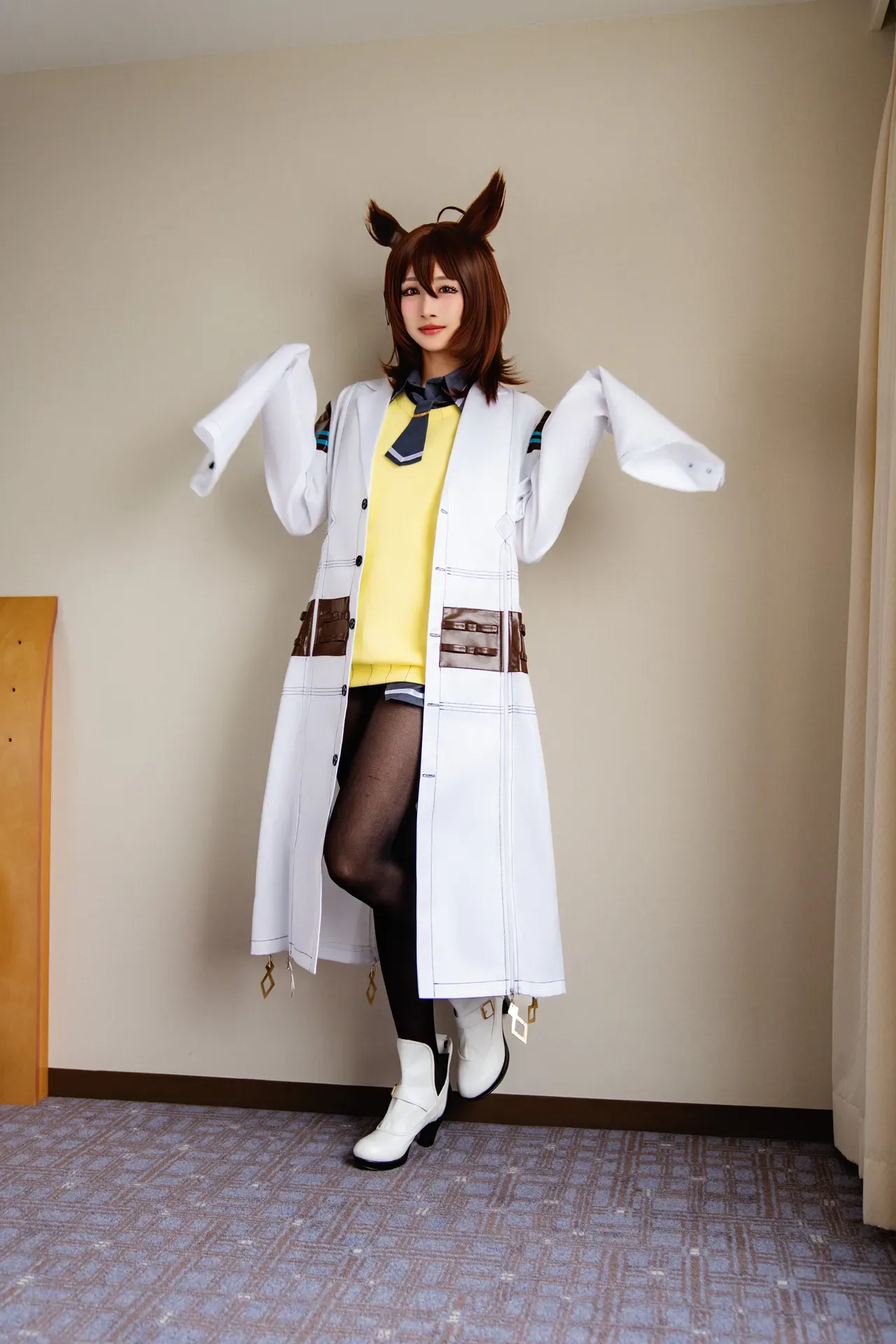 [COSH-316] [こすっち] 幻惑のタキオン！コスプレセンス抜群の高身長スレンダー美脚ビッチちゃんケモミミキュンイキガチ種付孕まSEX！！ - 63