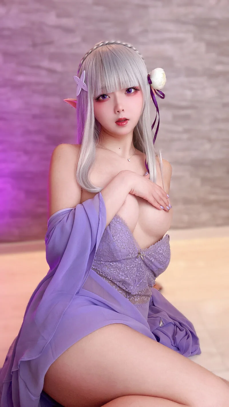 【リゼ ／ エミ◯ア】夜はこれからよ💜 - 36