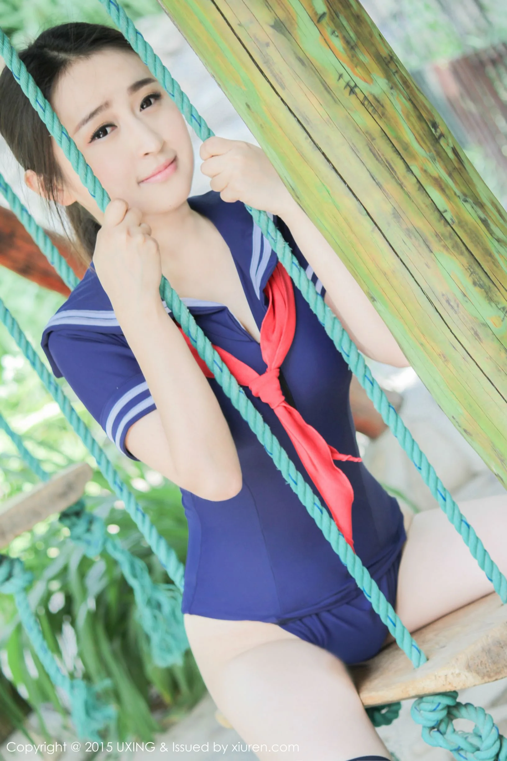 [UXING Star Pavilion]VOL.017 Xuanxuan Sunny - Photobook Người đẹp trong bộ đồng phục thủy thủ - 20