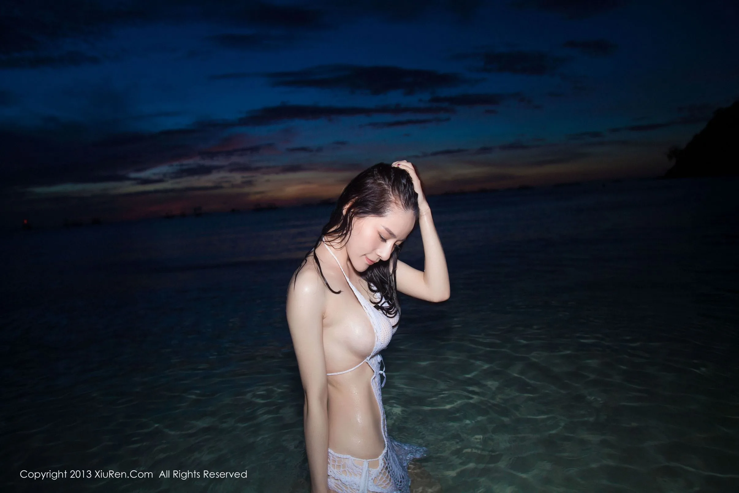 [XIUREN秀人网] Nancy Xiaozhi - Long Beach Set 2 - 67