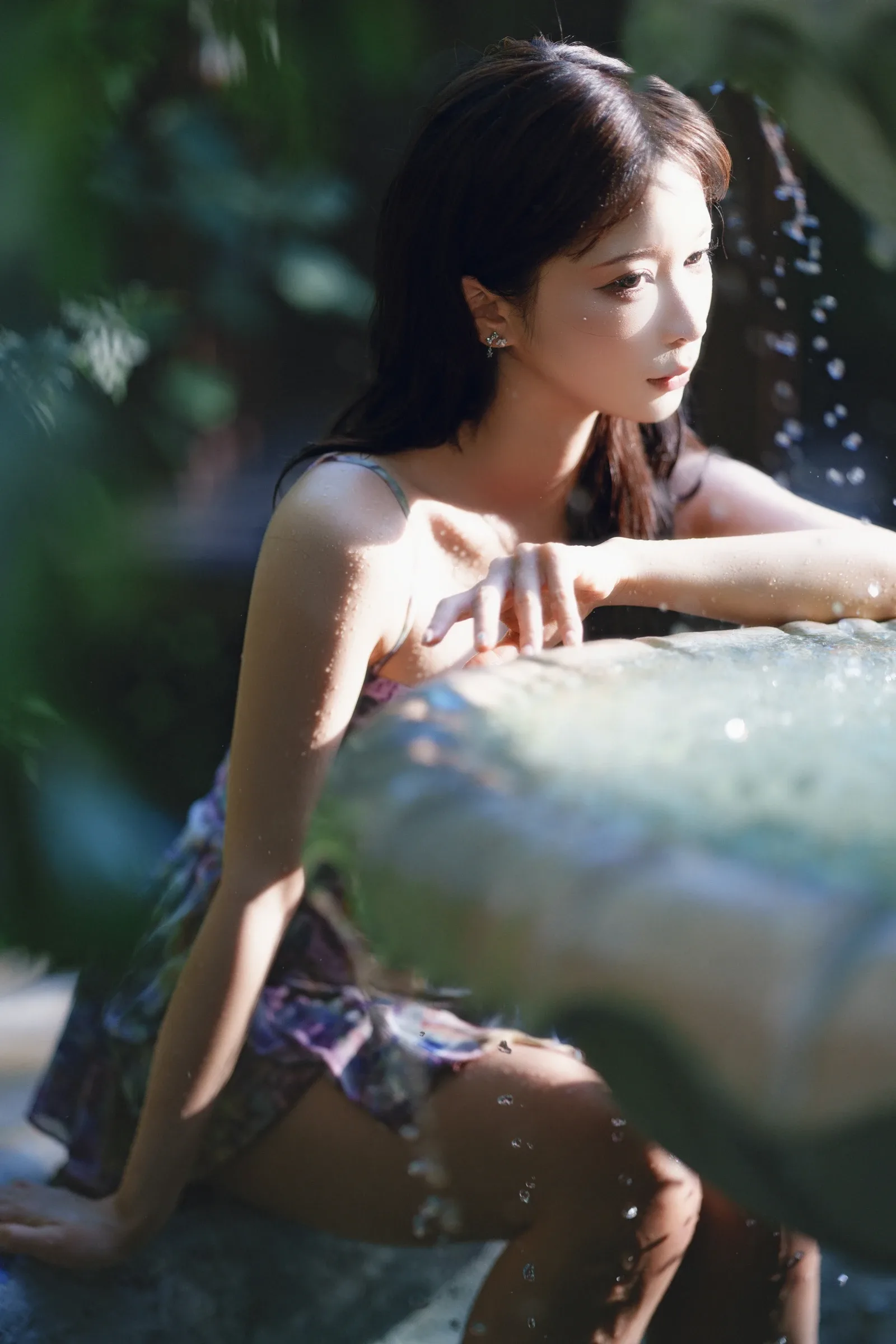 蠢沫沫 水池碎花裙 - 8