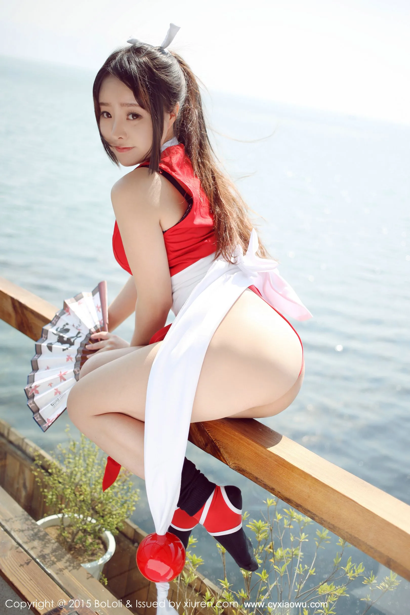 [Hội Polo BOLOli]VOL.017 Liu Youqi Sevenbaby - Bộ ảnh cosplay Mai Shiranui trong Thất Bảo - 13