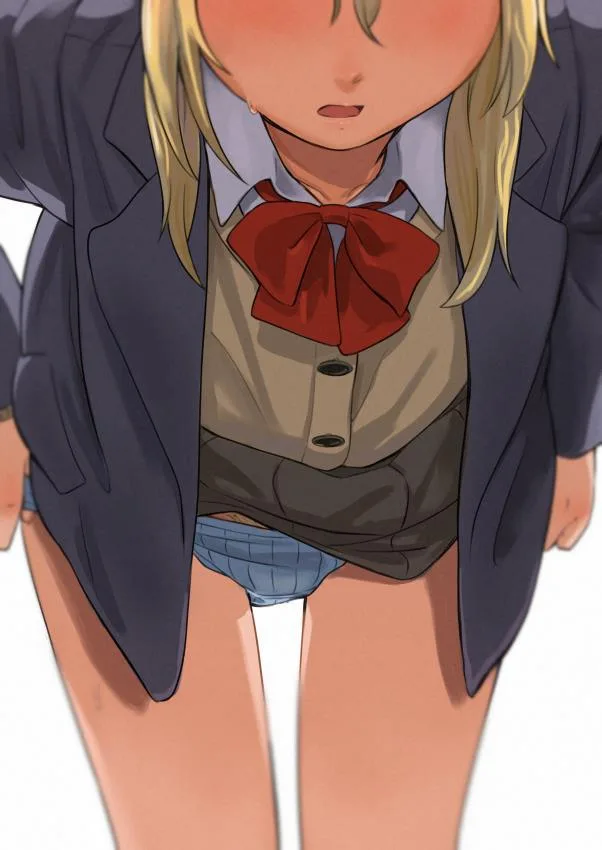 脱ぎかけパンツにドキッとする二次エロ画像 - 14