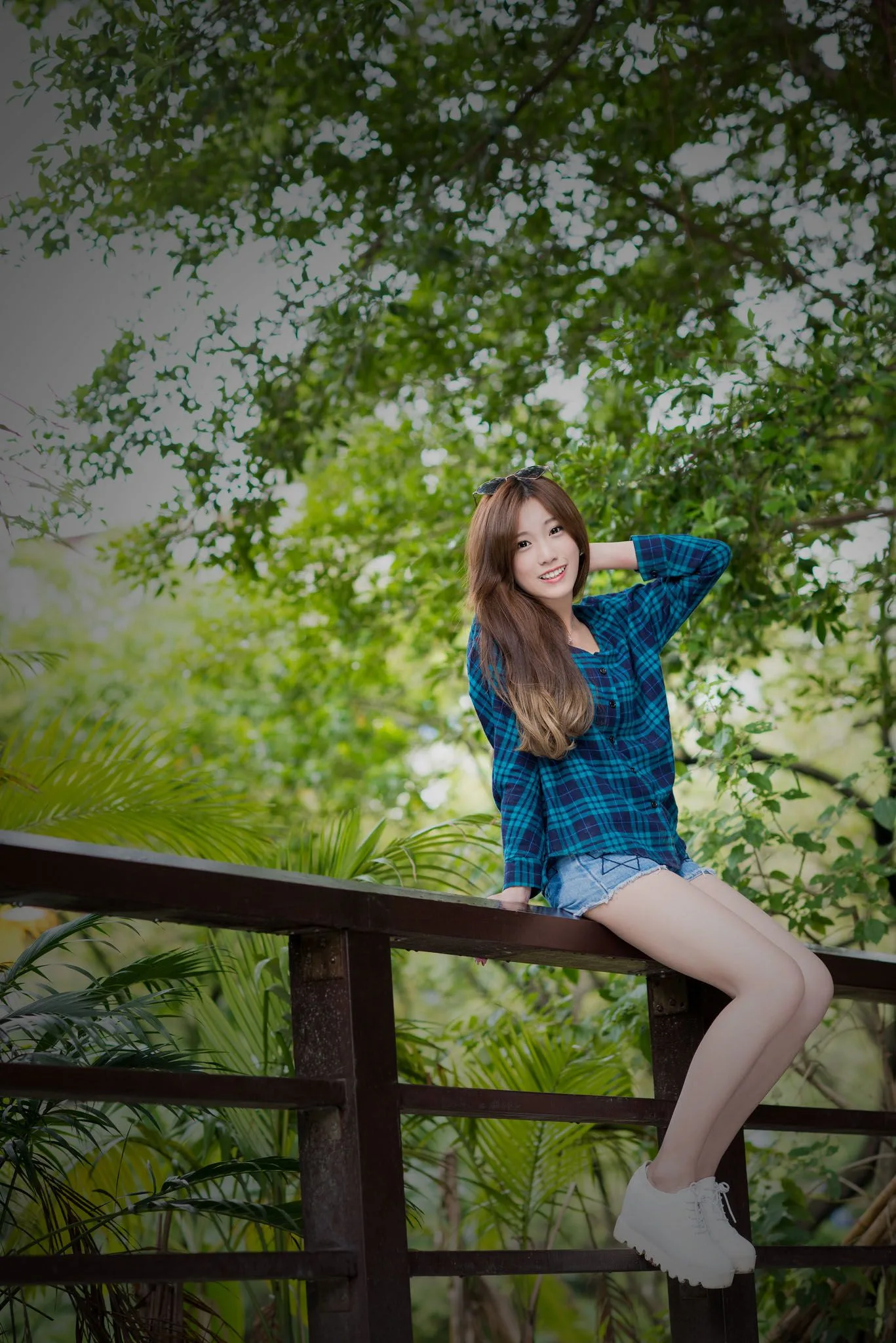 Nữ sinh xinh đẹp nổi bật Zhang Chushan - Bộ ảnh ngoại cảnh tươi tắn, ngọt ngào và quyến rũ chất lượng Ultra HD. - 16