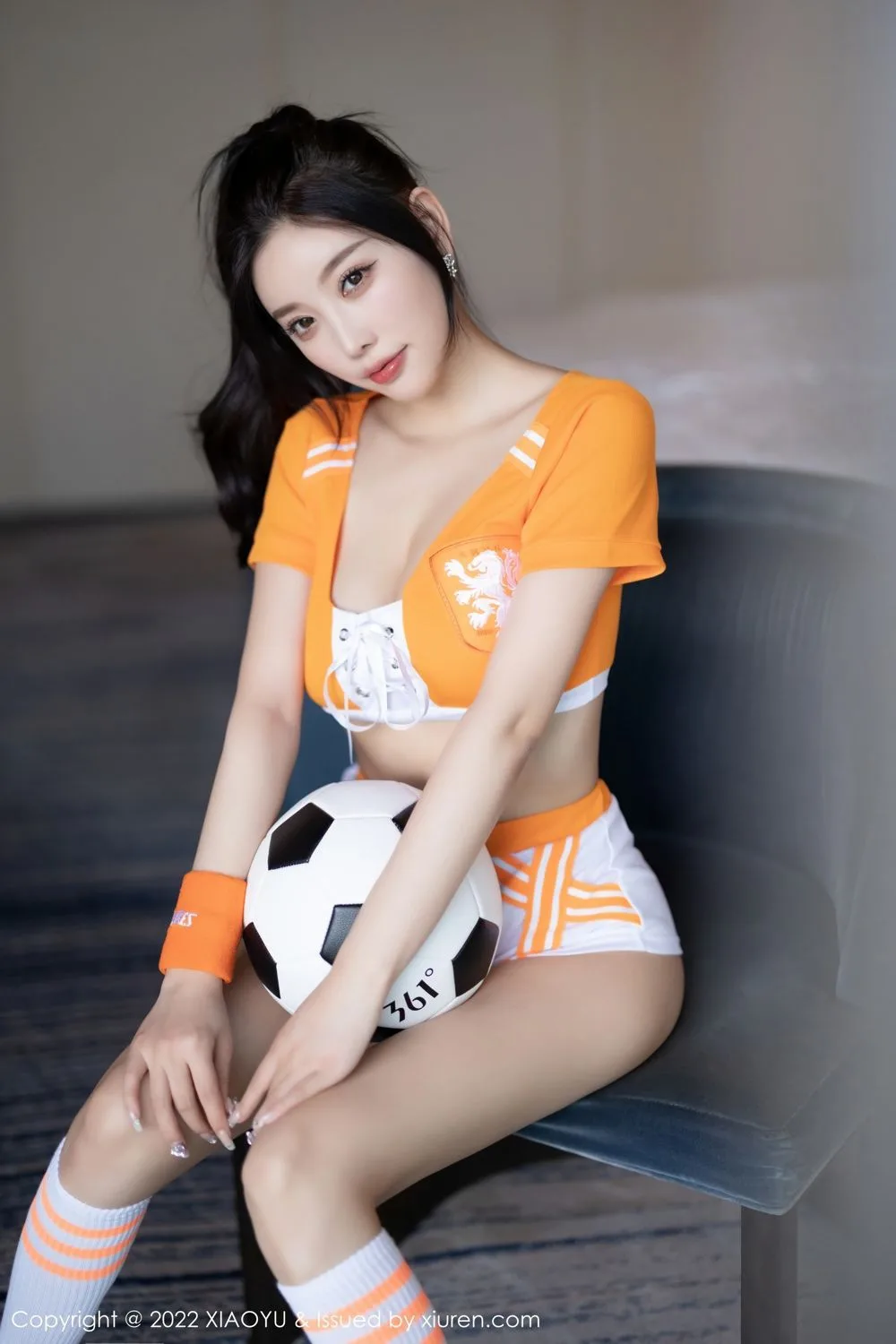 [XIAOYU]高清写真图 2022.11.18 Vol.907 杨晨晨Yom 足球宝贝杨晨晨 橙色的运动服饰 - 20