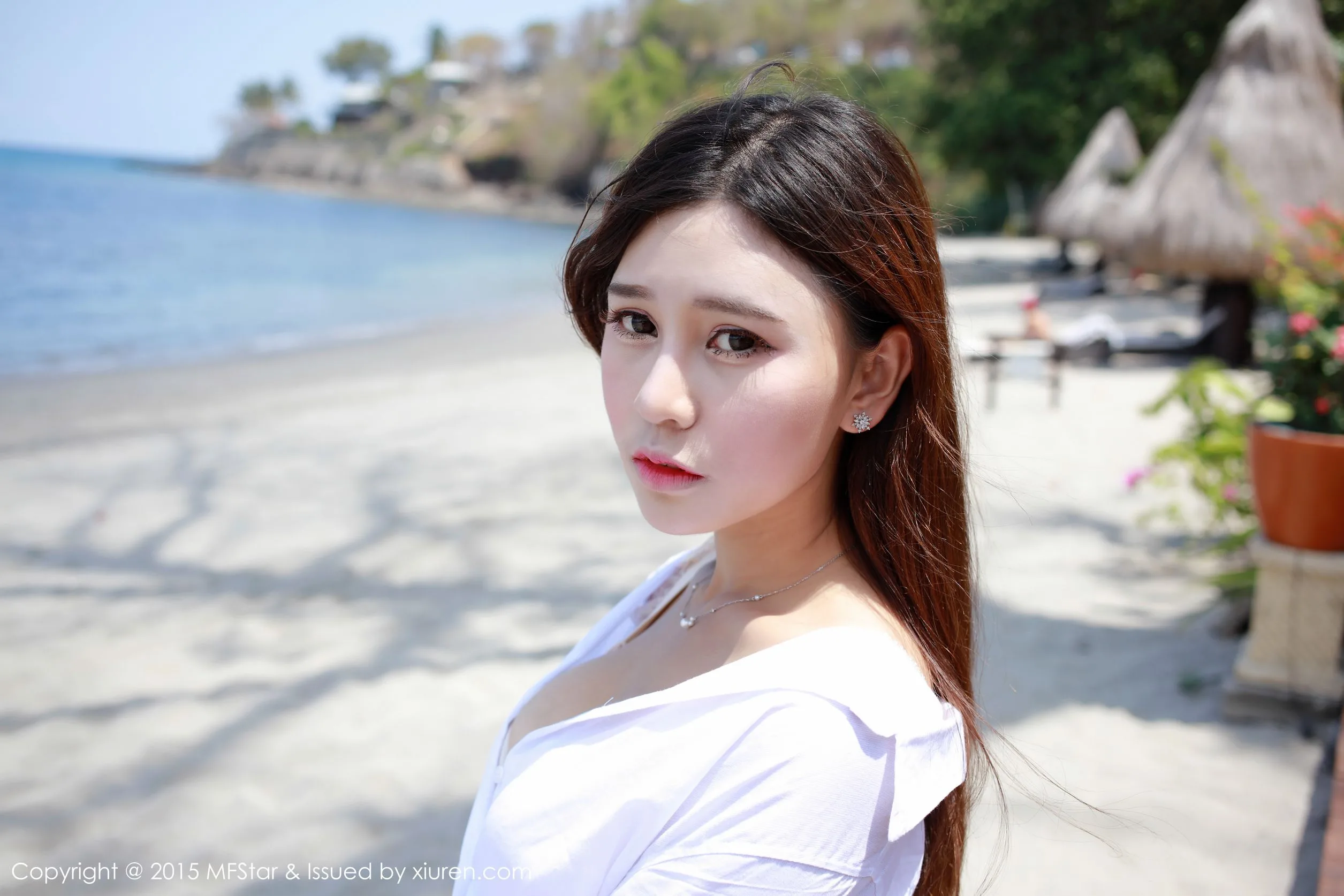 [Học viện người mẫu MFStar] Tập 026 Milk Chuchu - Bộ ảnh ven biển tươi tắn và bắt mắt - 9