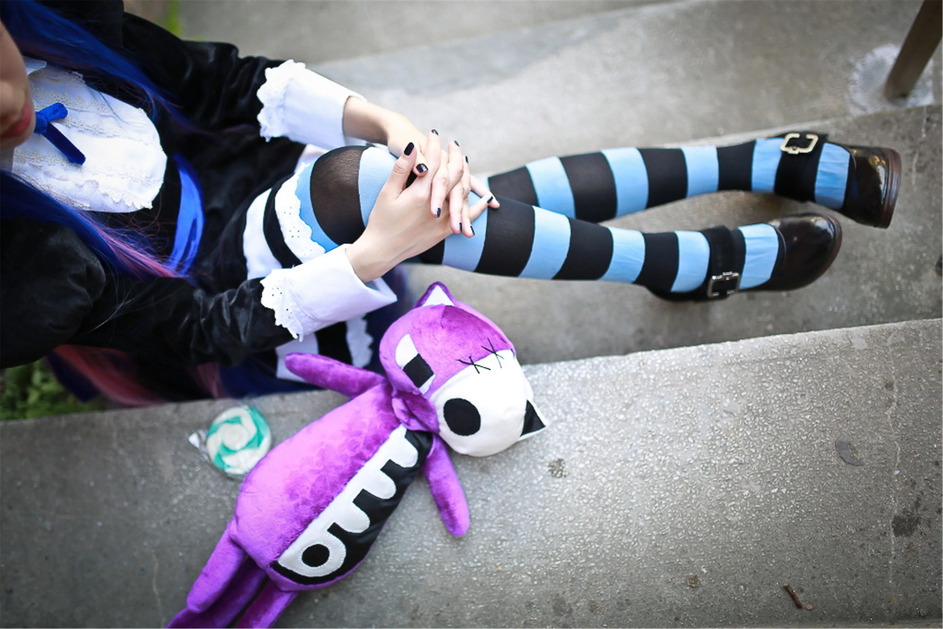 [Nữ cosplayer người Đài Loan] NiniCOSẢnh chụp ngoài trời của Stocking - 23