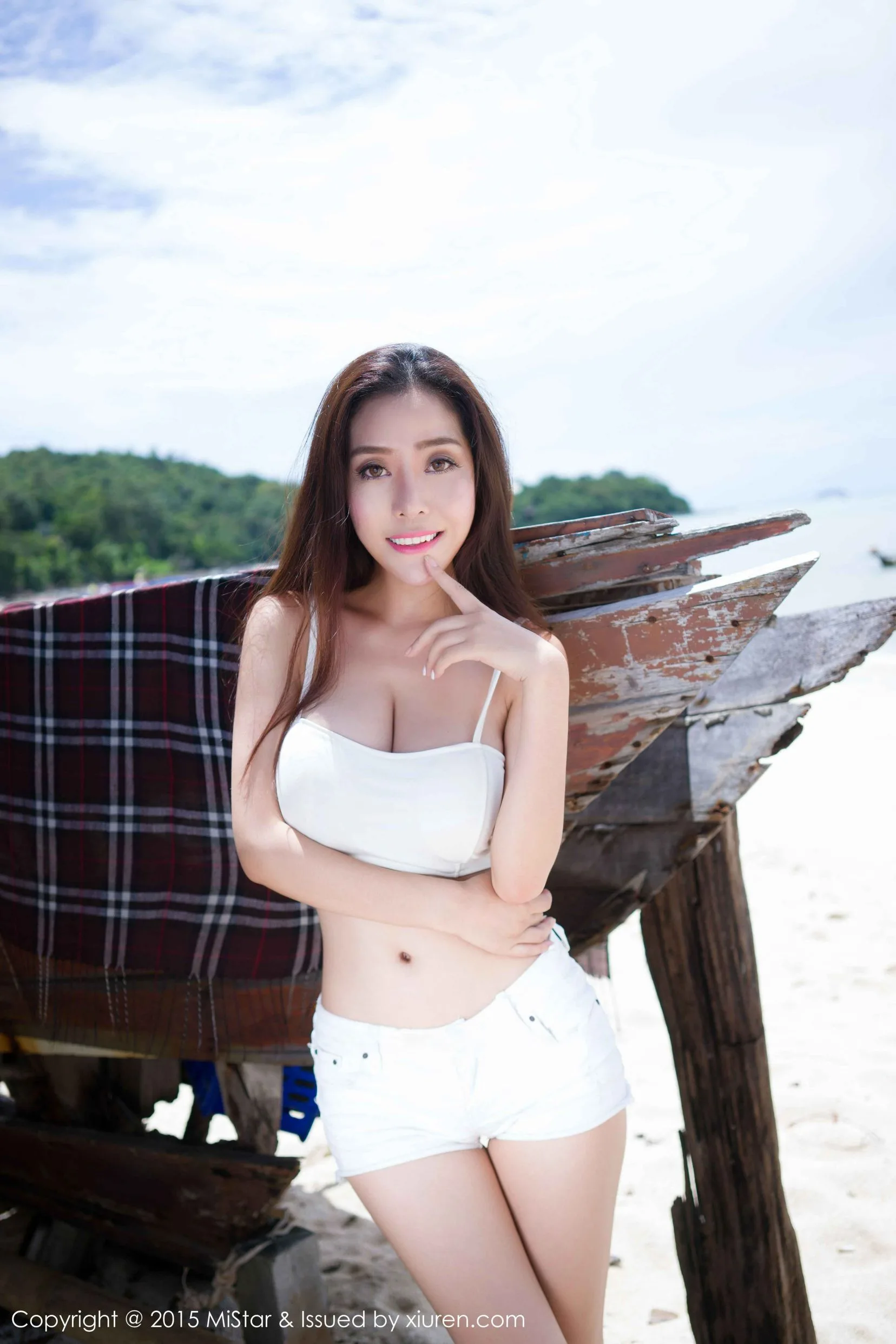 [Câu lạc bộ MiStar Charm]VOL.043 Chen Xin - Bộ ảnh du lịch gợi cảm với áo tắm - 44