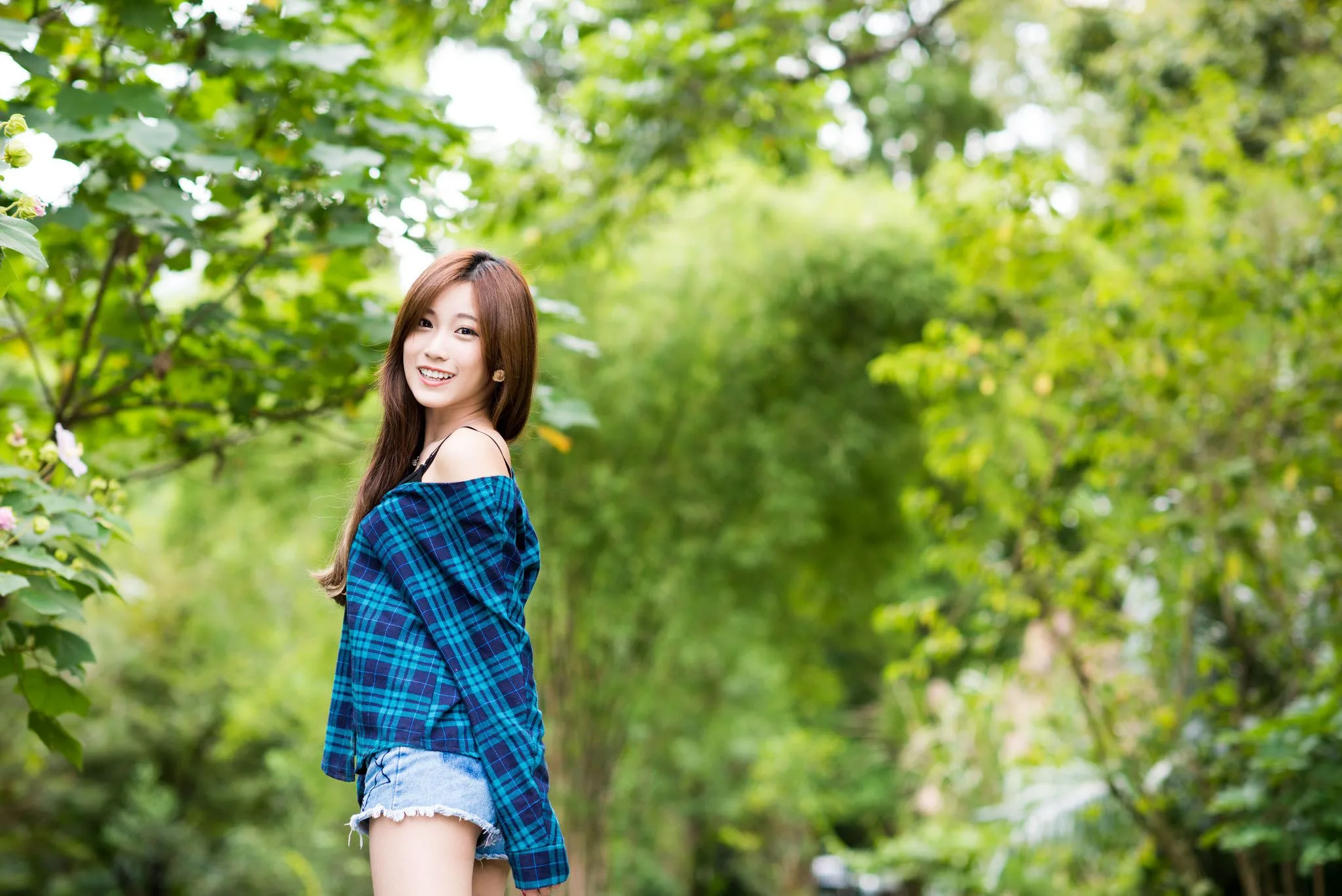Nữ sinh xinh đẹp nổi bật Zhang Chushan - Bộ ảnh ngoại cảnh tươi tắn, ngọt ngào và quyến rũ chất lượng Ultra HD. - 9