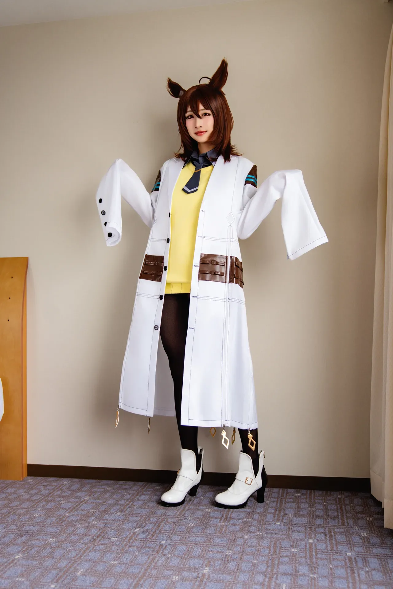 [COSH-316] [こすっち] 幻惑のタキオン！コスプレセンス抜群の高身長スレンダー美脚ビッチちゃんケモミミキュンイキガチ種付孕まSEX！！ - 35