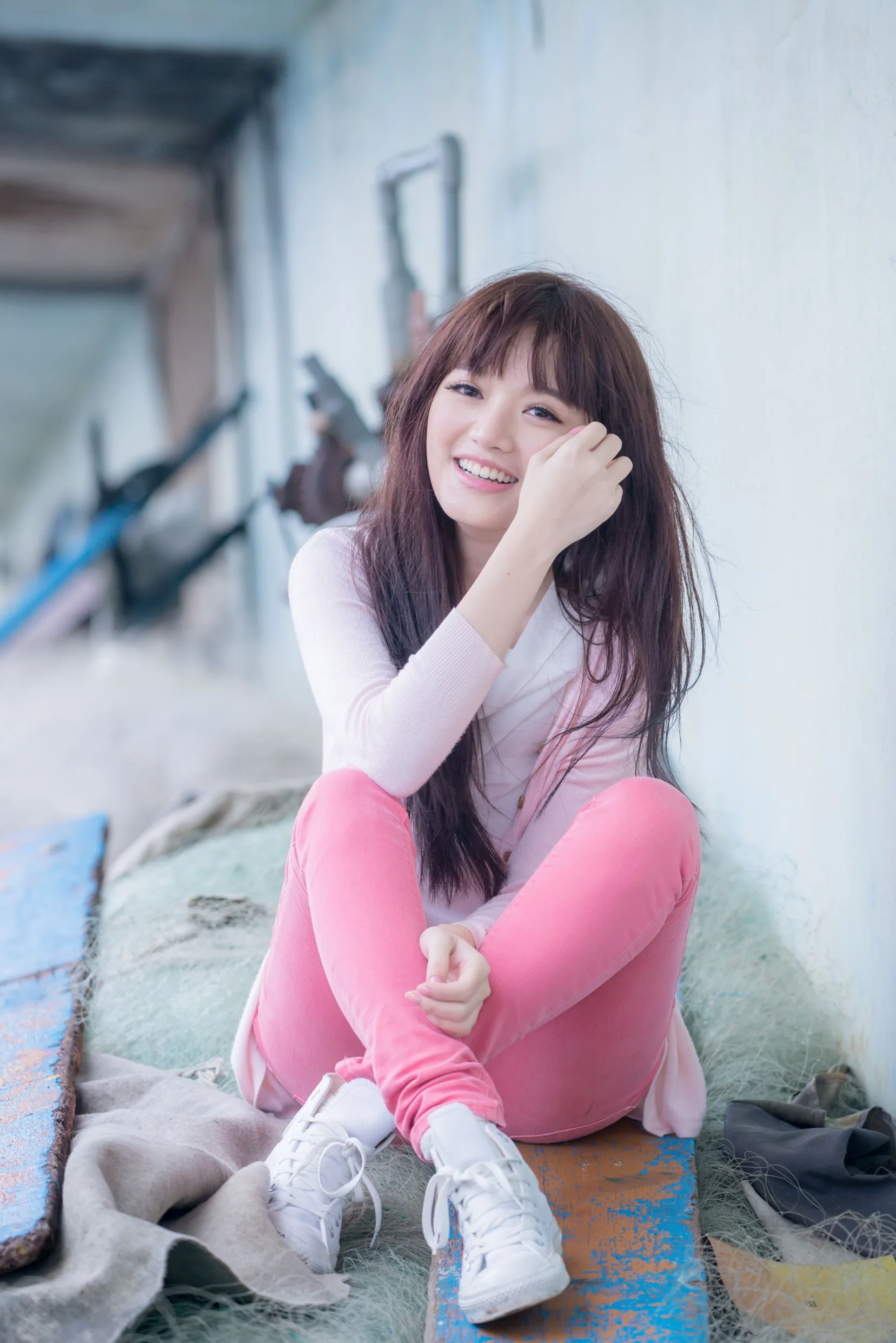 Album ảnh ngoại cảnh độ phân giải cao của cô gái Đài Loan trong sáng và ngây thơ Lin Gangyi - 69