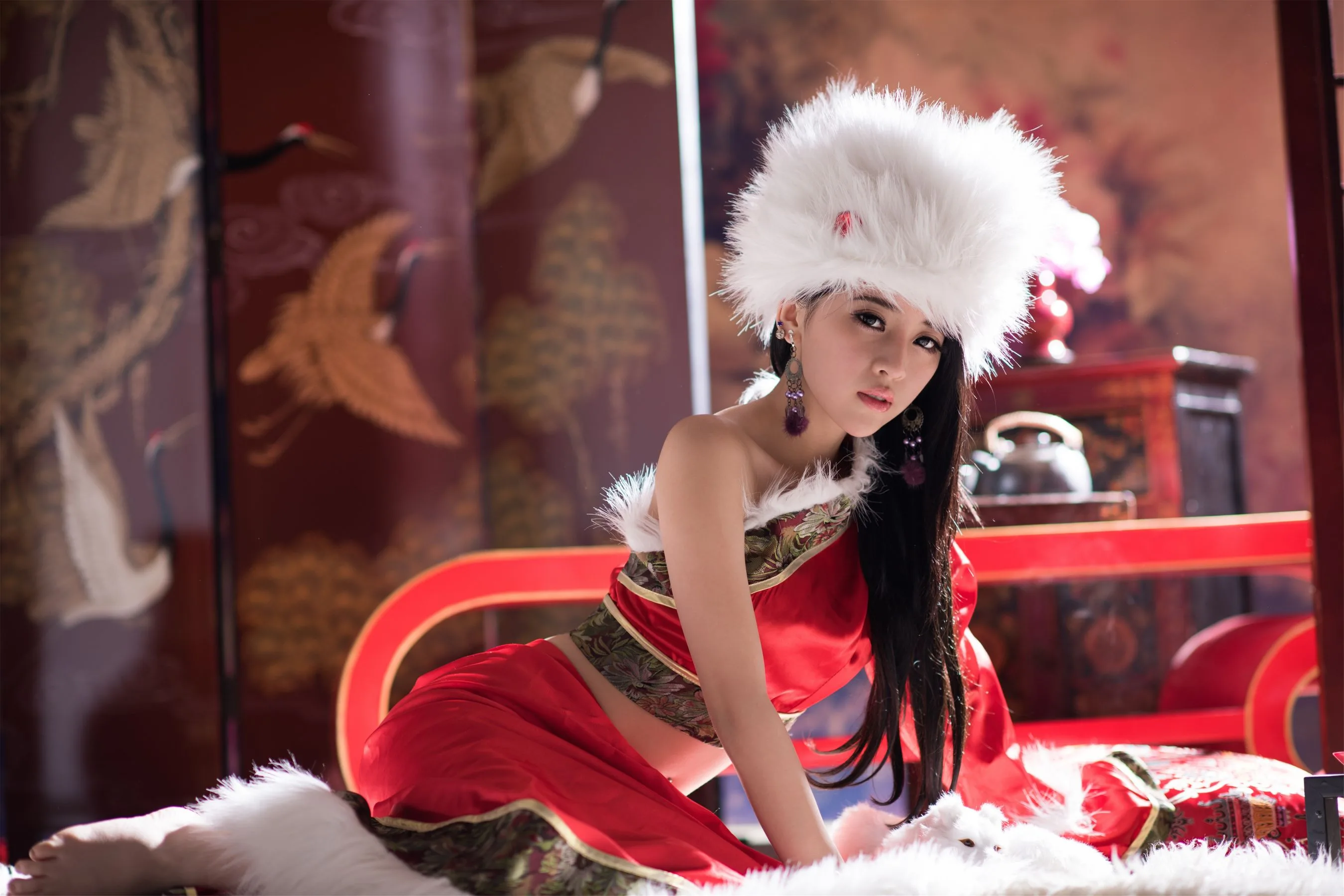 [Vẻ đẹp Đài Loan] Trương Chuman - Bộ đàn piano Giáng sinh kiểu Trung Quốc (Bộ ảnh gồm hai phần) - 26