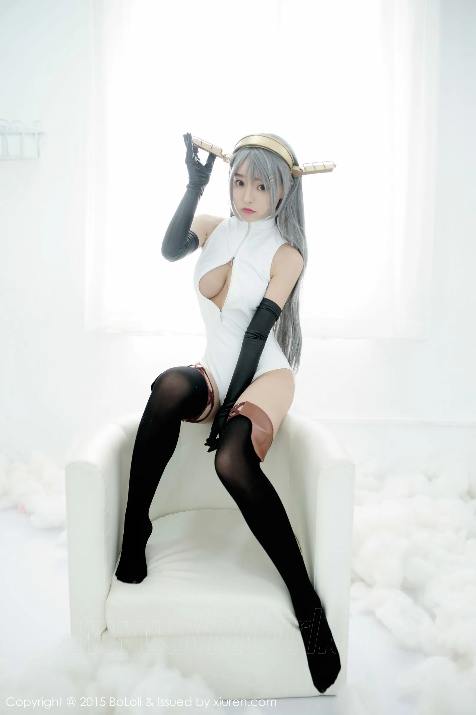 [Hội Polo BOLOli]VOL.034 Bộ cosplay mới của Shippo về Haruna từ "Kantai Collection" (phiên bản áo tắm hở ngực) - 46