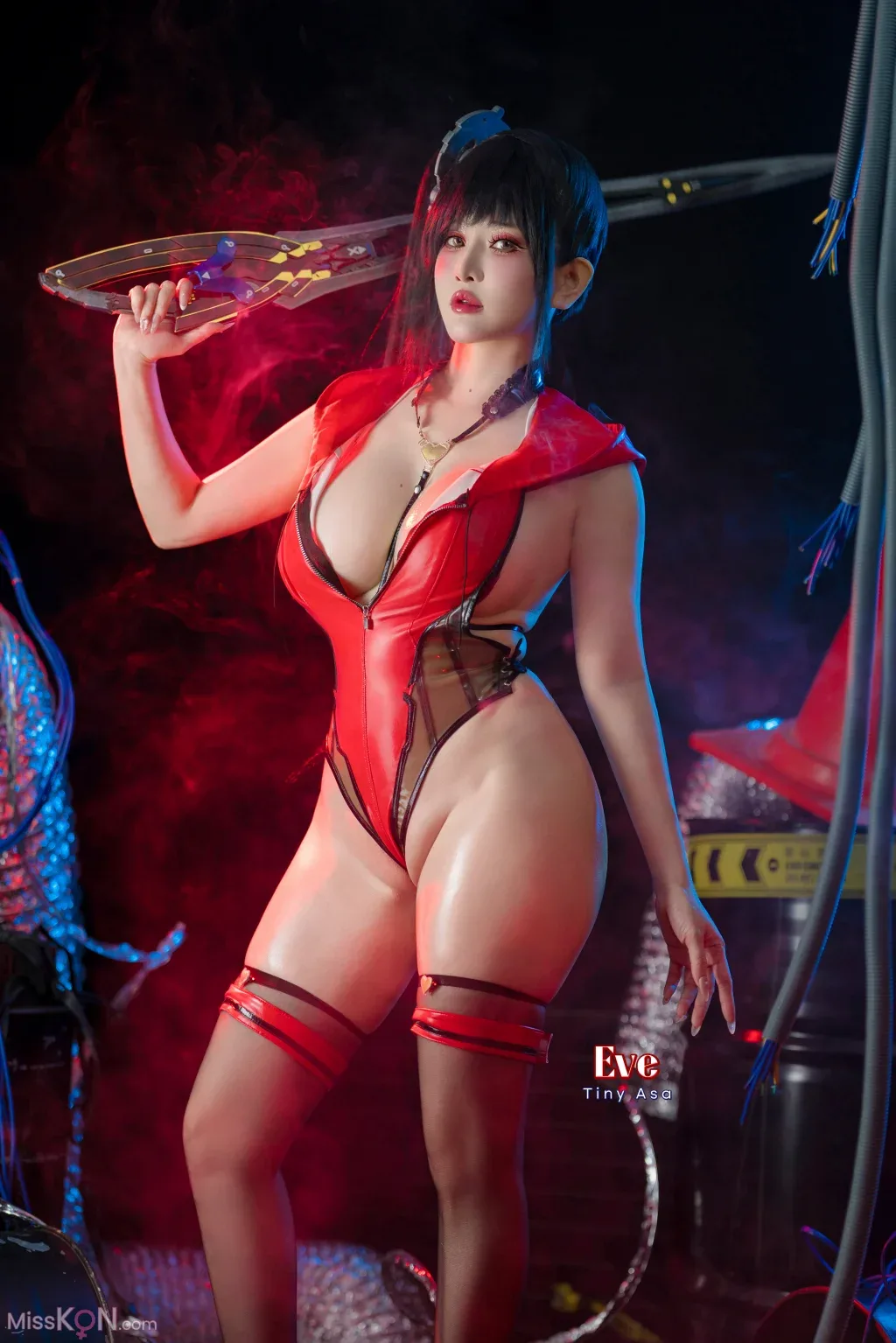 Coser@Tiny Asa: Bộ đồ bơi Eve, Stellar Blade, Kurusei Ifu Swimsuit - 24