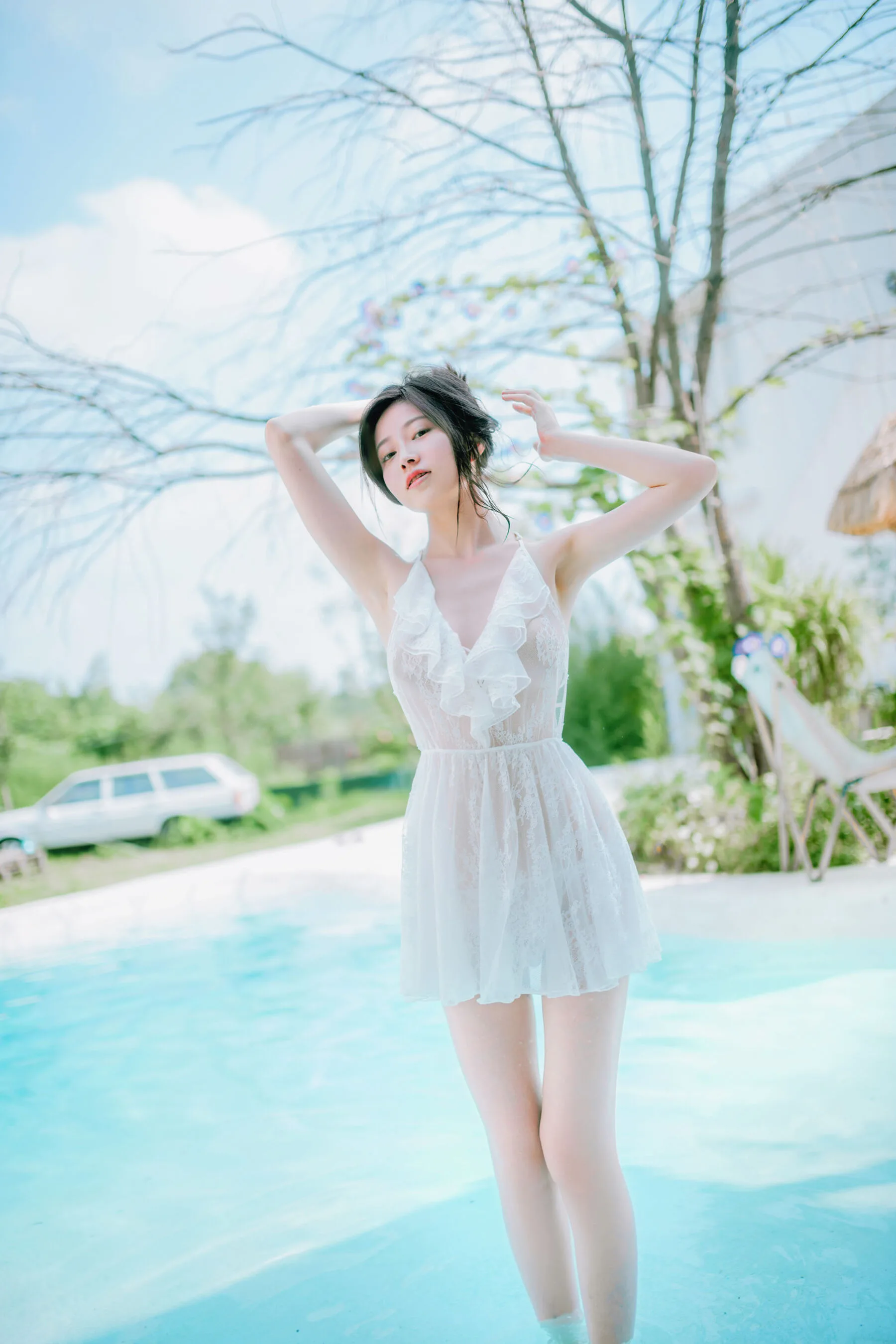 Mô hình nông thôn với hồ bơi chỉ được sử dụng vào các ngày hè năm 2018. - 21