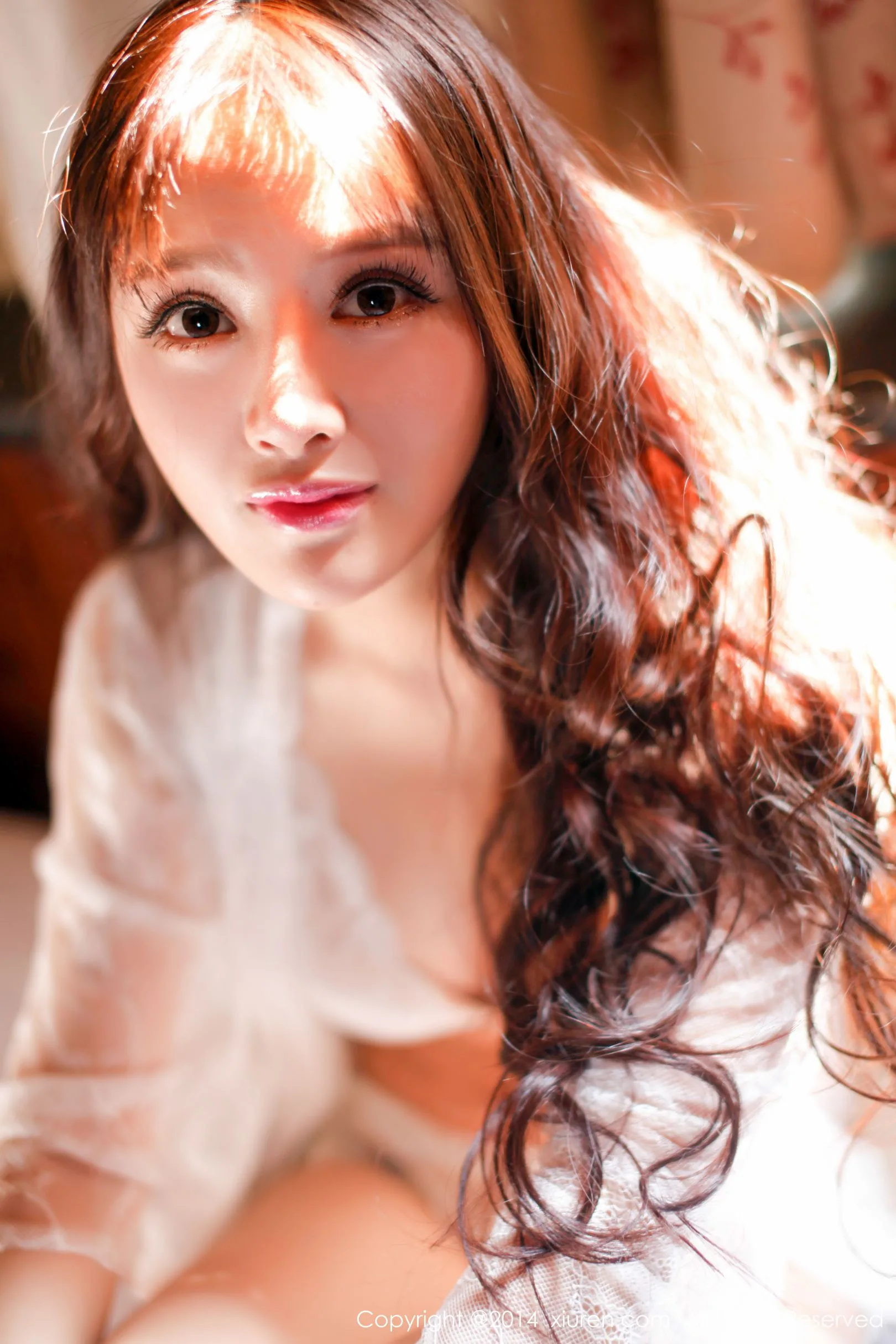 [XIUREN秀人网] Gao Liu MilkCat - Ảnh chụp lúc ngủ + Bộ đồ ngoài trời màu hồng - 10