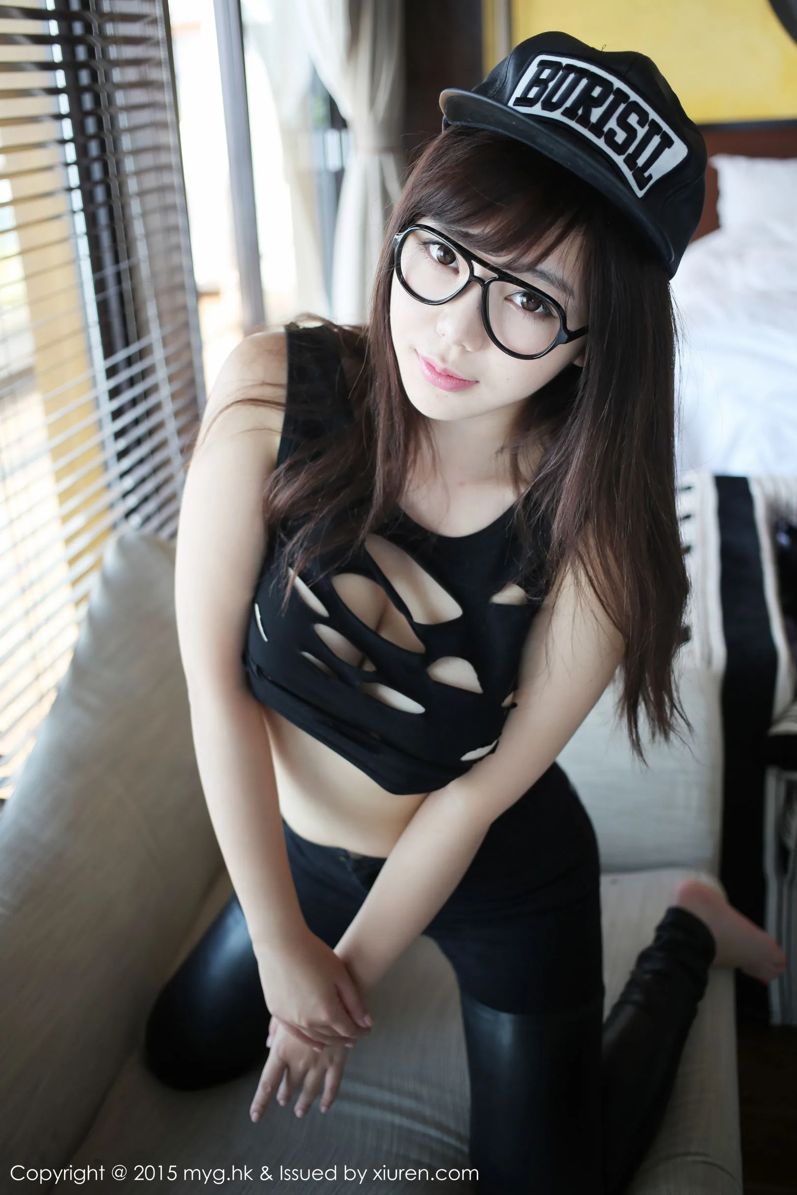 [Bộ sưu tập ảnh MyGirl Beauty]VOL.109 Lưu Phi Phi (Faye) - Phiên bản Sữa Ngoài Trời + Phiên bản Quần Da Gợi Cảm Trong Nhà - 48