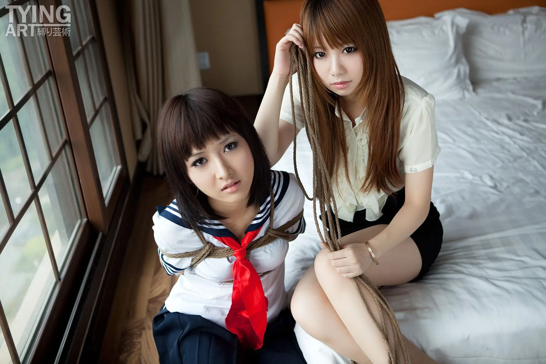 [Kỹ thuật trói buộc Yun của TyingArt]NO.091+NO.092 Dimdim & ShirylOL& Bộ sưu tập nữ sinh - 6