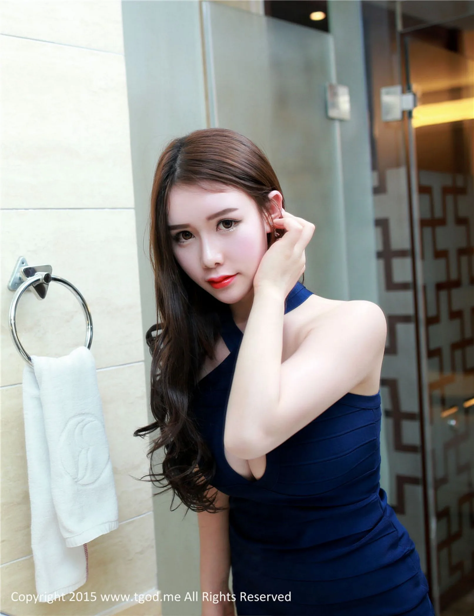 [TGOD giới thiệu Nữ thần] Yu Ji Una - Người đẹp hồ bơi Yu, Nữ thần vòng một 75F - Buổi chụp ảnh riêng tư - 46