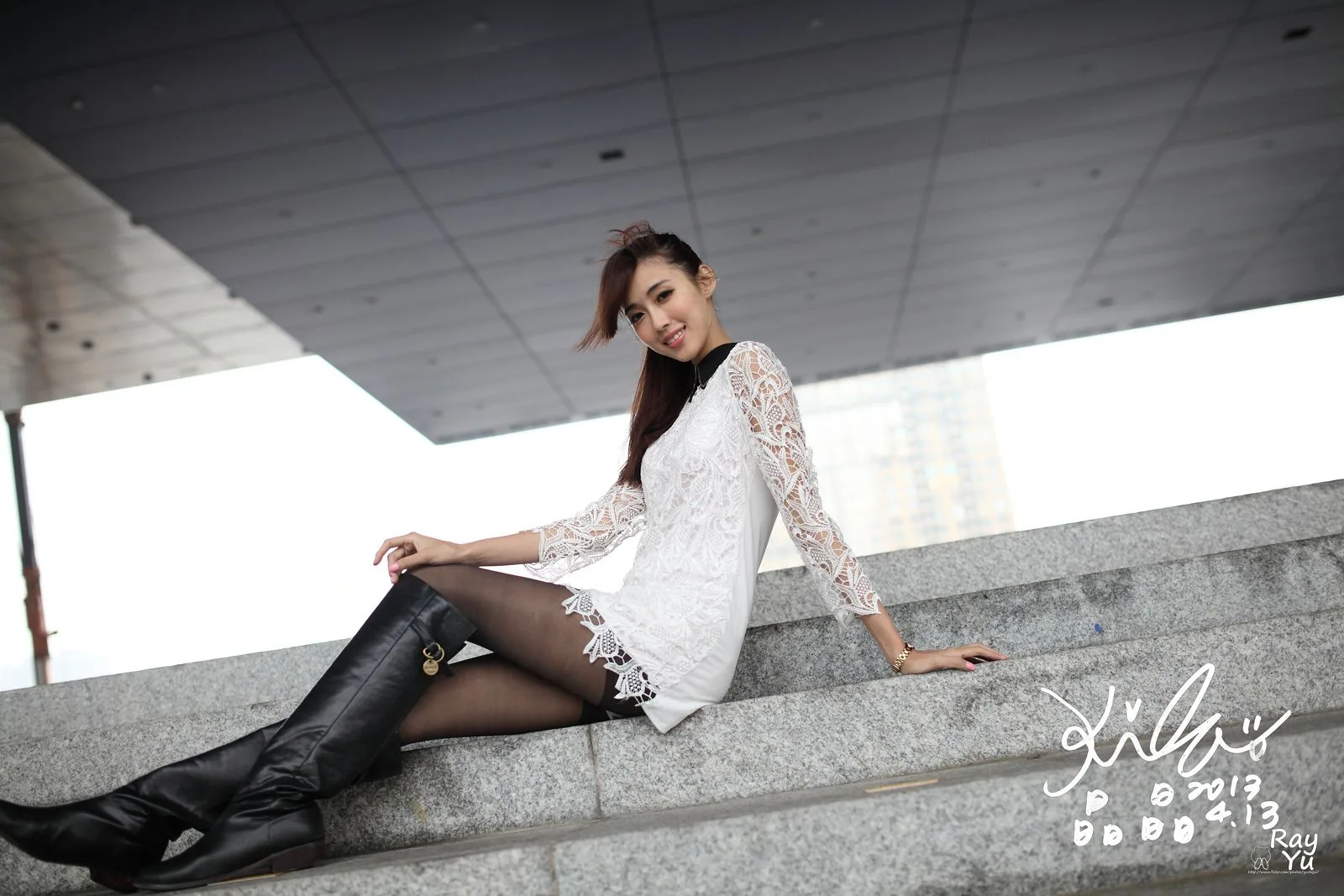 Kila Jingjing - Bộ ảnh chụp đường phố với tất chân hoàn chỉnh - 69