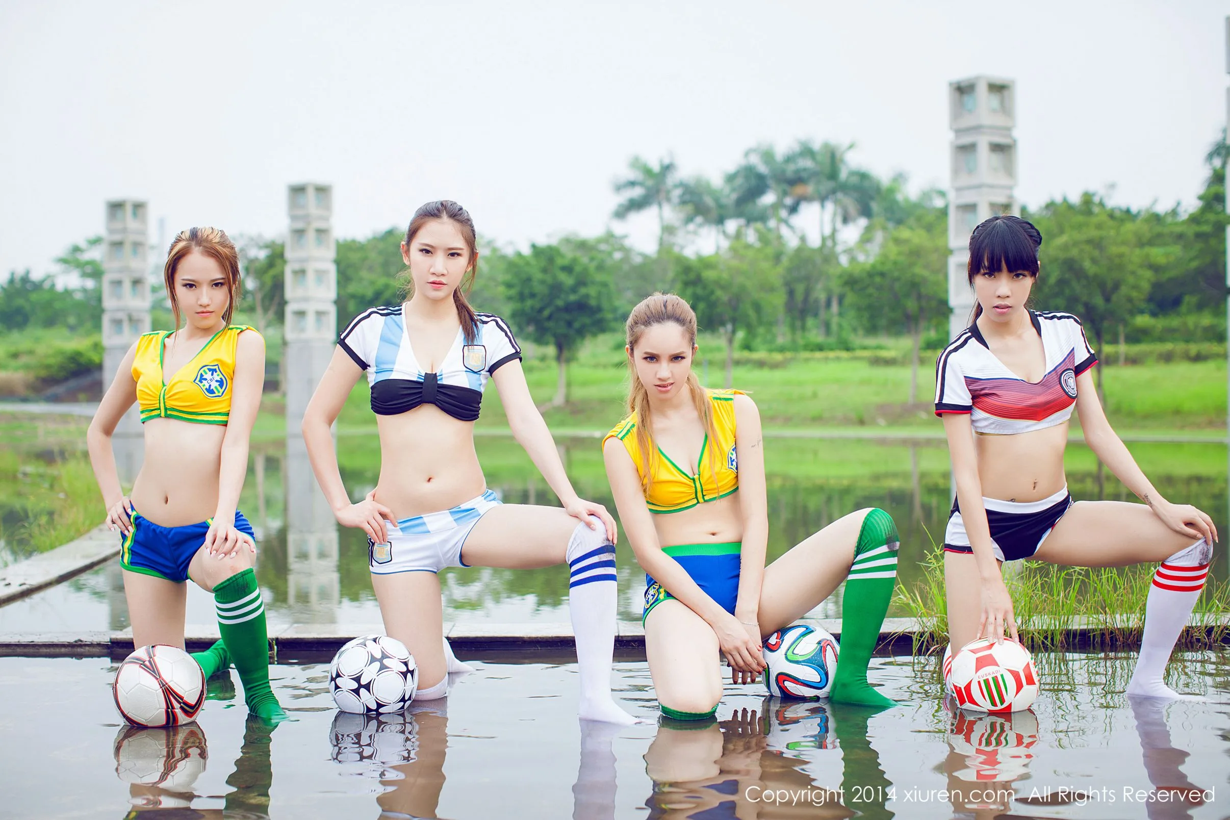 [XIUREN秀人网] Bộ sưu tập ảnh các em gái bóng đá World Cup 2014 Brazil - 51