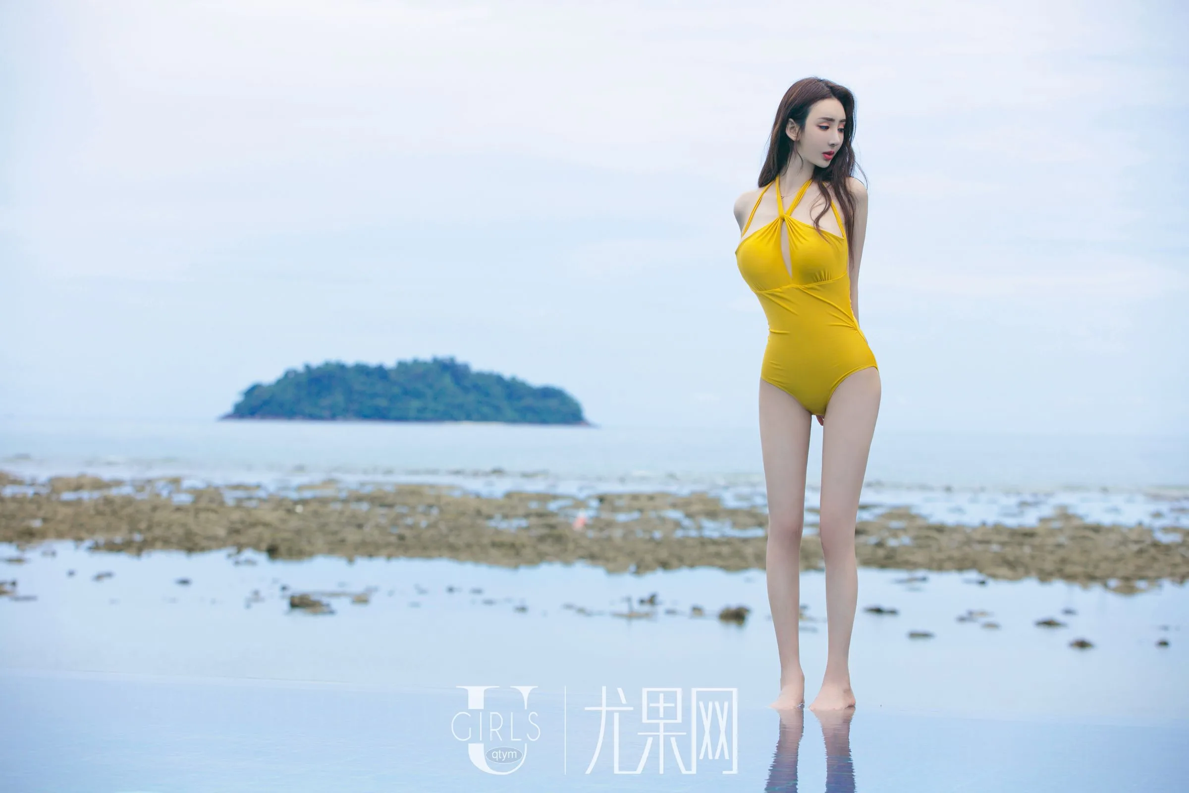 于思琪的椰子情歌 连身泳装少女气息 - 56