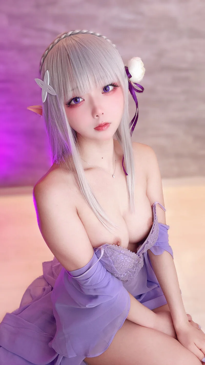 【リゼ ／ エミ◯ア】夜はこれからよ💜 - 69