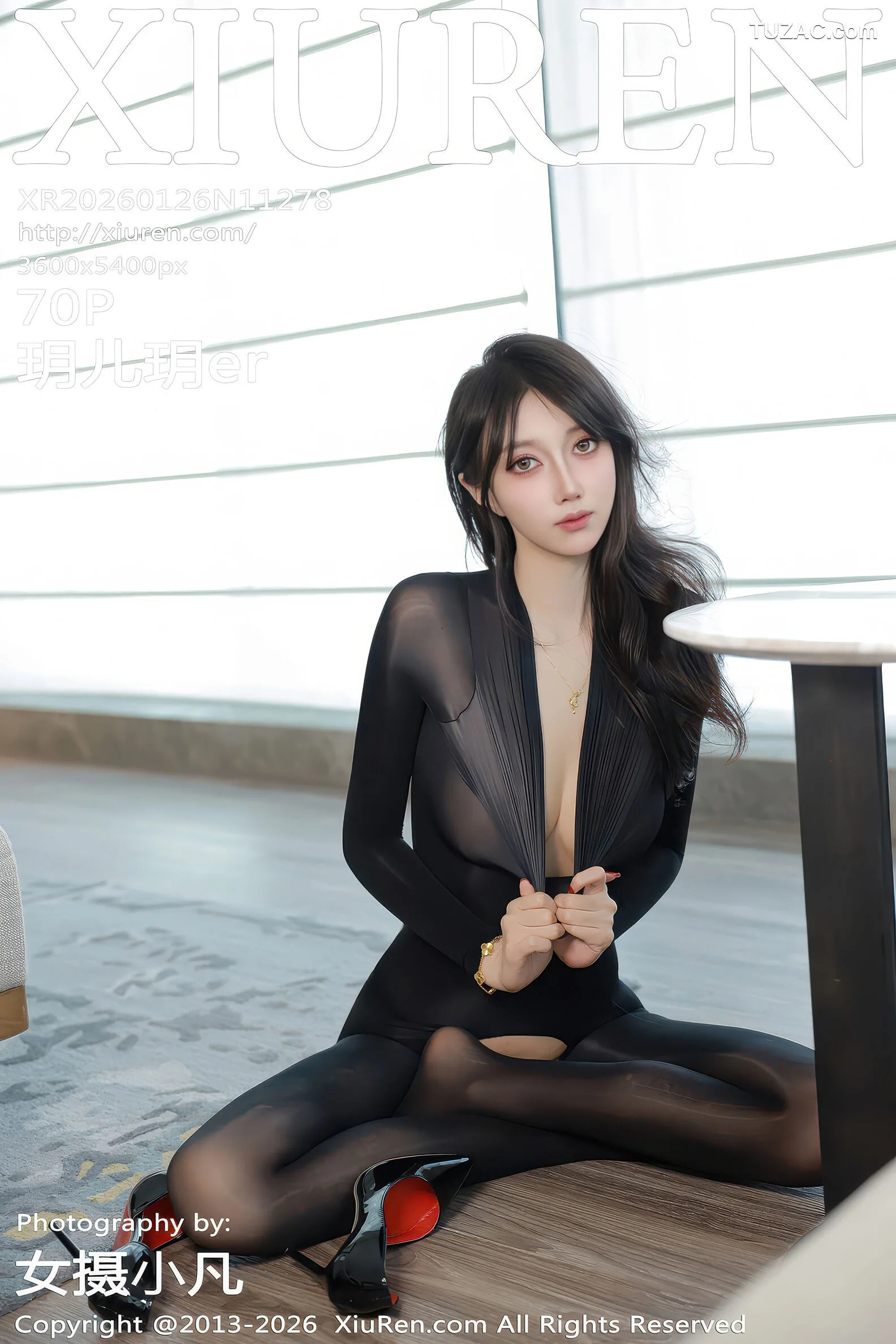 XiuRen Show人网-11278-玥儿玥er-Quần áo kết nối màu đen Cảm giác màu đen Quần áo bên trong màu đen 丝-2026.01.26 - 16
