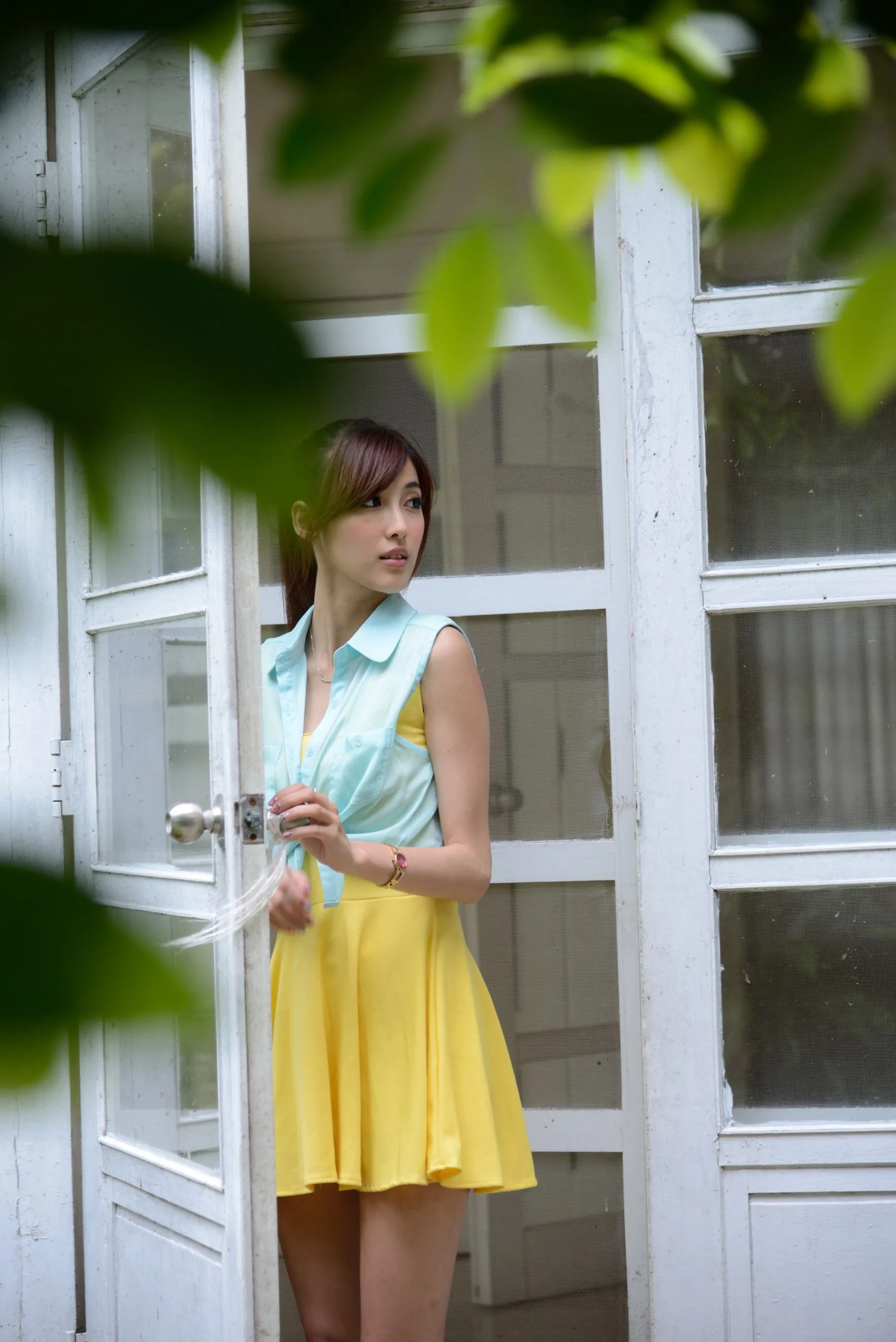 [Bộ sưu tập ảnh người đẹp Đài Loan] Kila Jingjing - Buổi chụp ảnh ngoại cảnh độ phân giải cao tại ký túc xá quân đội Mỹ (Bộ ảnh) - 38