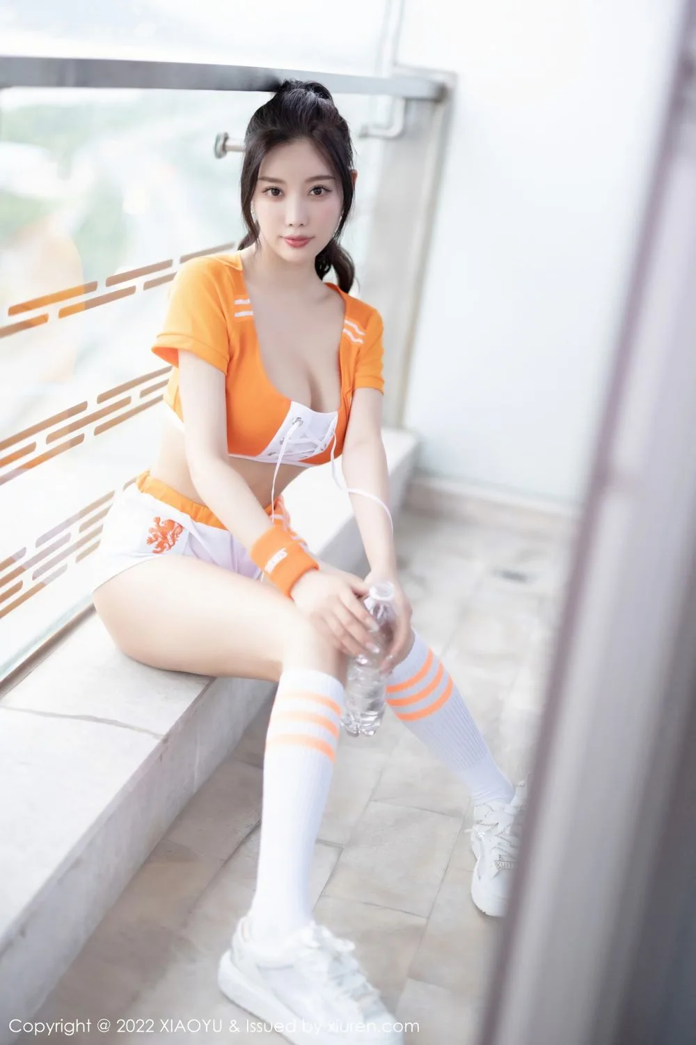 [XIAOYU]高清写真图 2022.11.18 Vol.907 杨晨晨Yom 足球宝贝杨晨晨 橙色的运动服饰 - 39