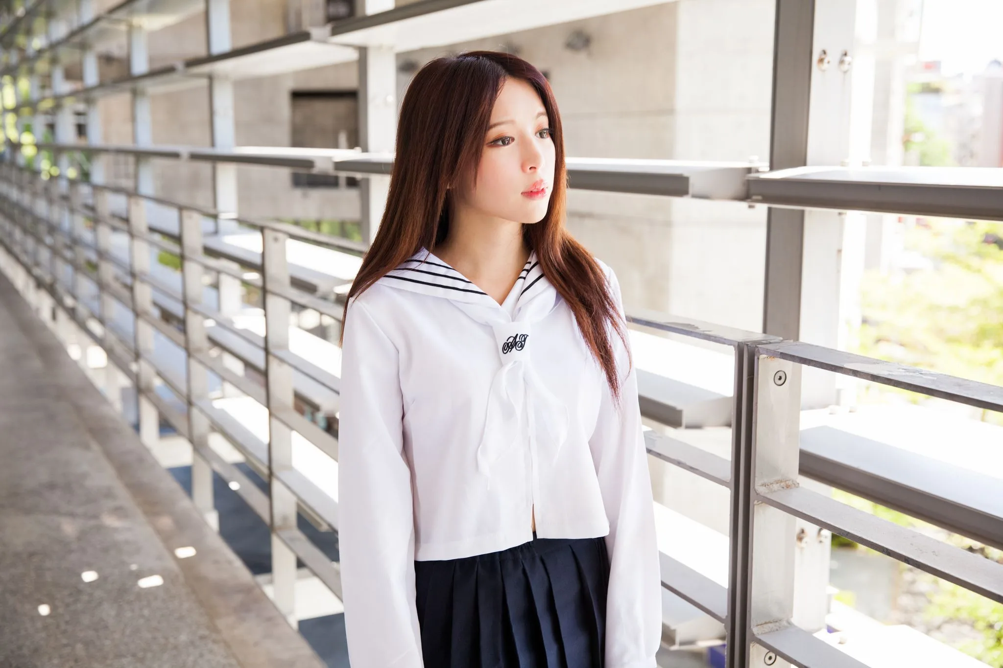 Nữ diễn viên Đài Loan Trương Kỳ Binh (Julie) - Bộ ảnh chụp trang phục thủy thủ/nữ sinh. - 84