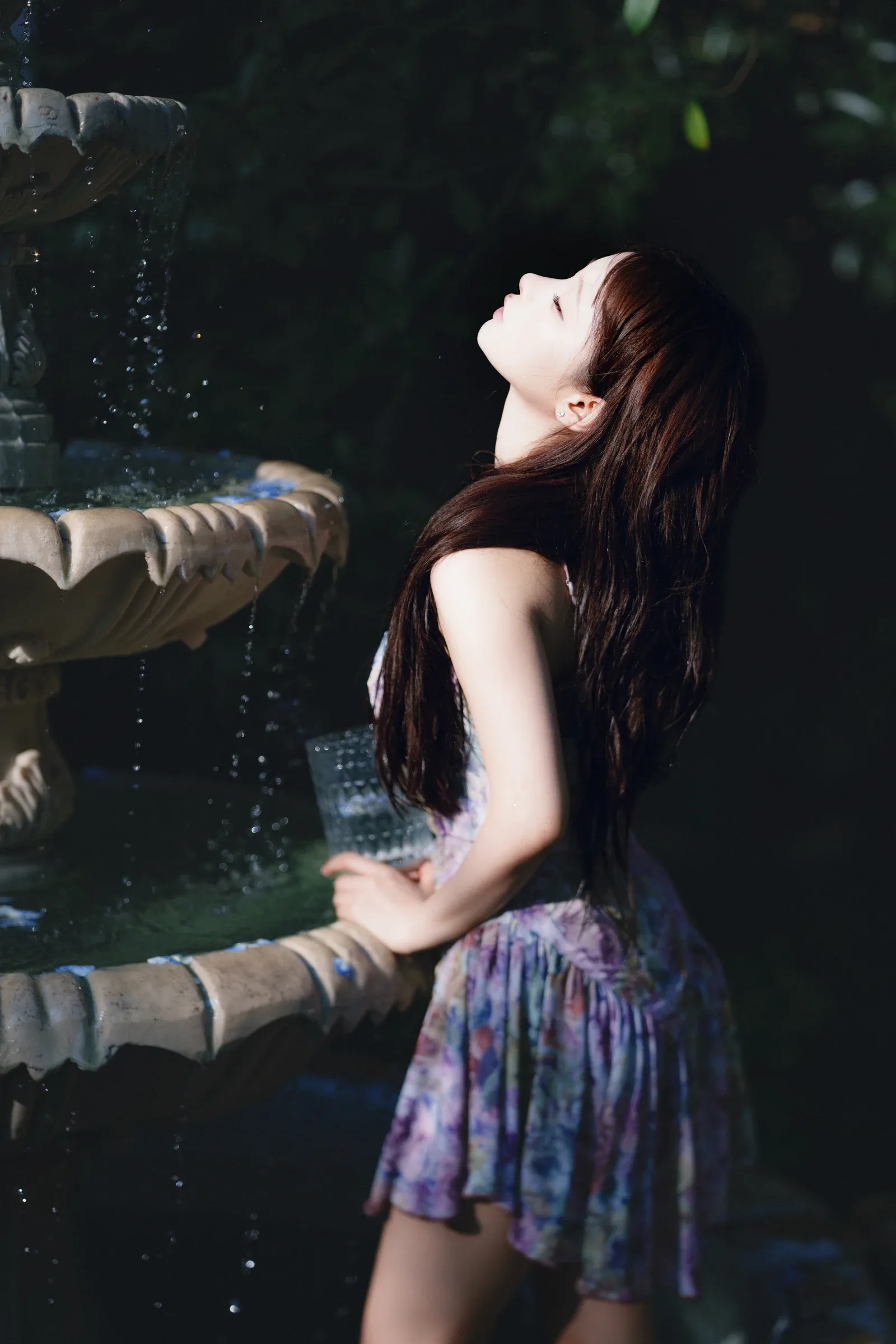 蠢沫沫 水池碎花裙 - 6