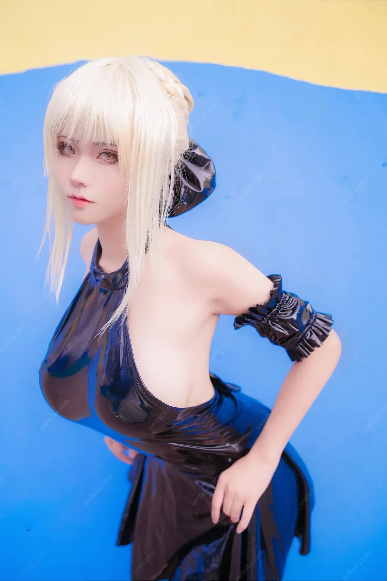 Seya 狮砸 –FGObộ đồ bơi màu đen - 1