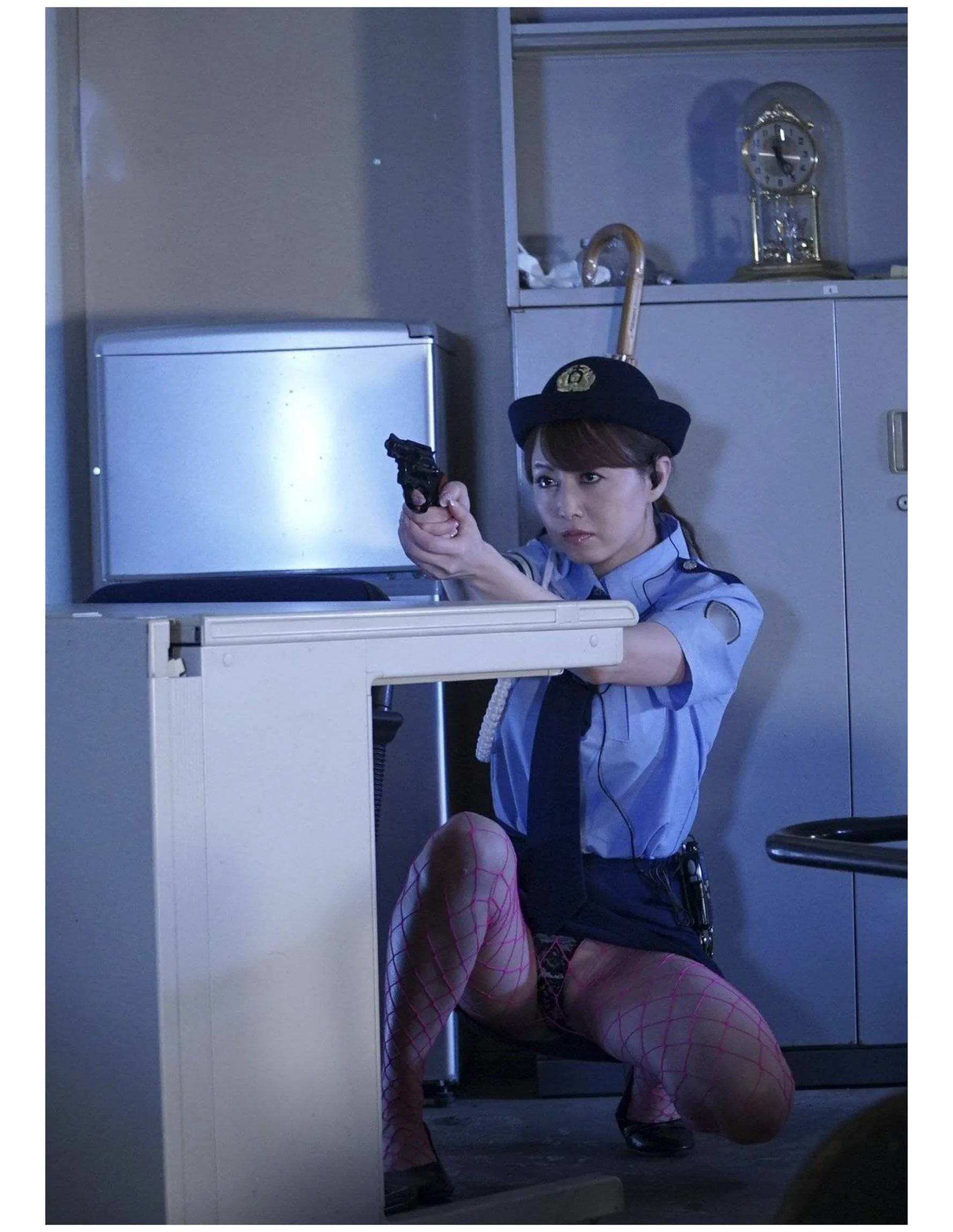 一輪車、婦警さん。 ～パトロールアッキー!出動します!～ 01-02 吉沢明歩 - 446
