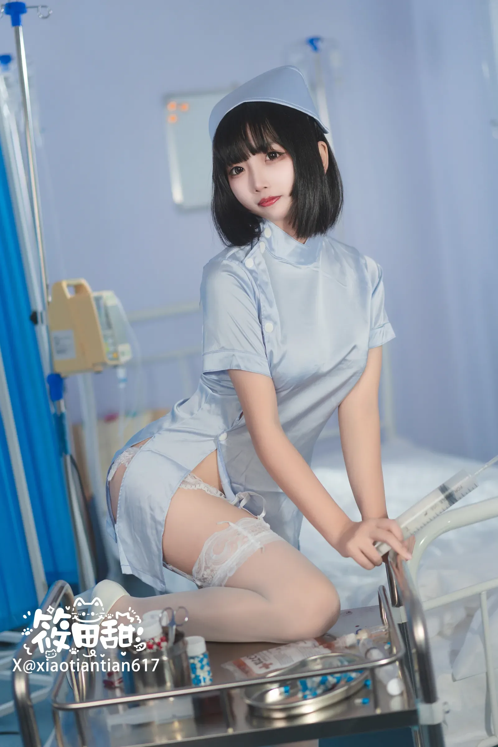香草奶喵 蓝护士 - 9